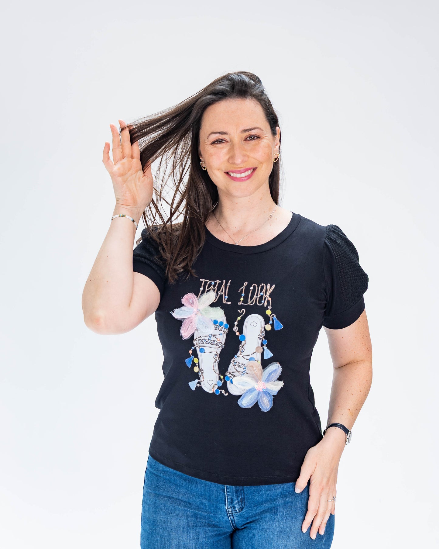 Polera BR Total Look Negro