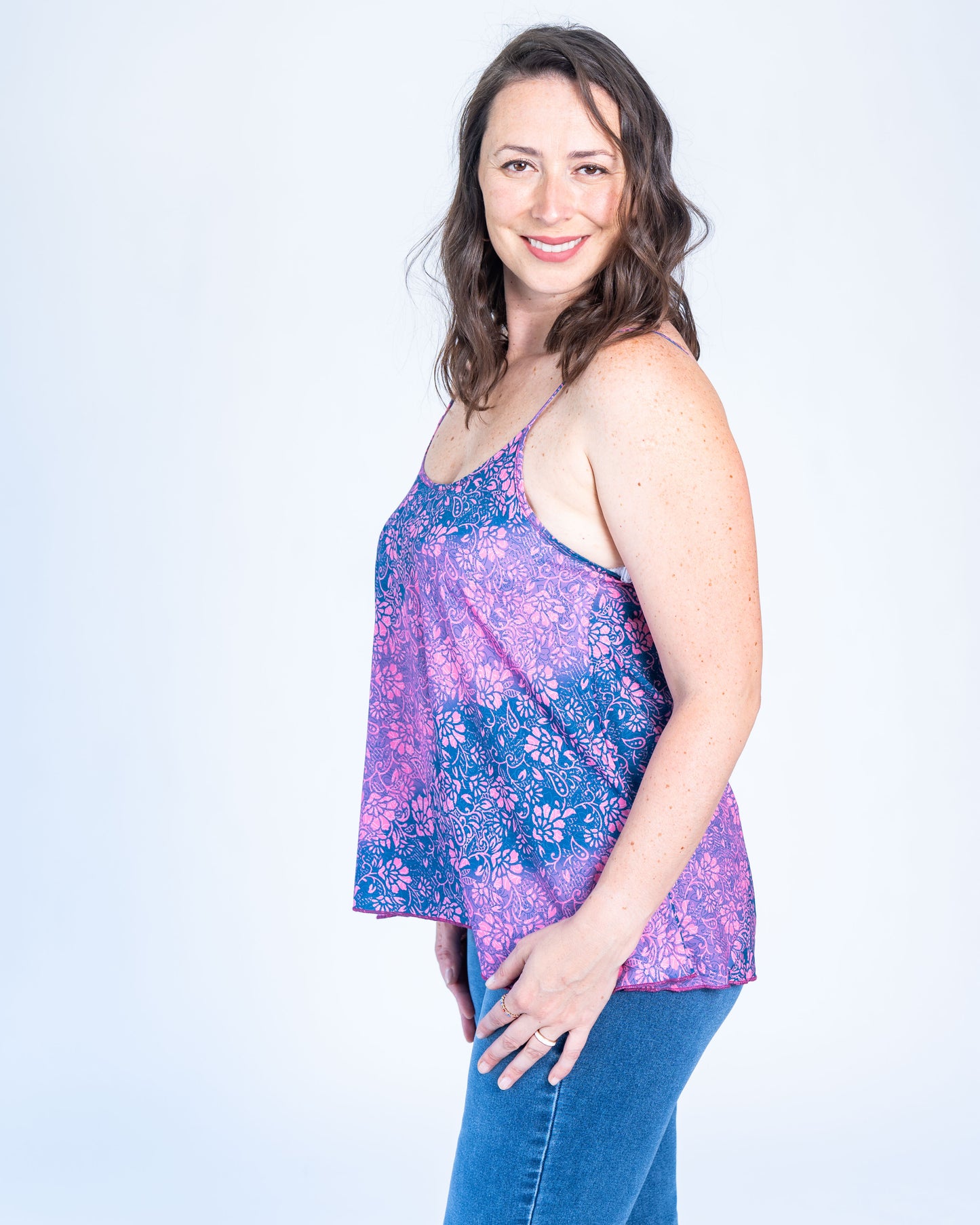 POLERA LENCERO FUCSIA