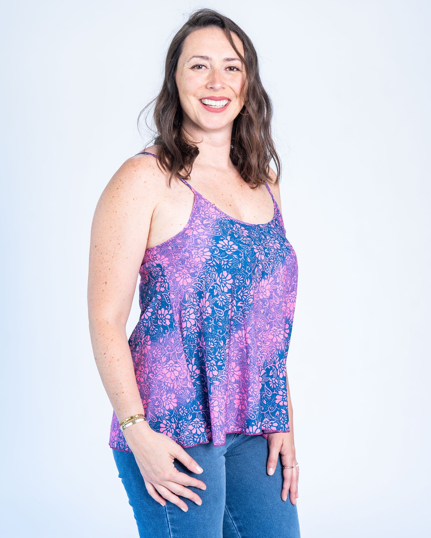 POLERA LENCERO FUCSIA