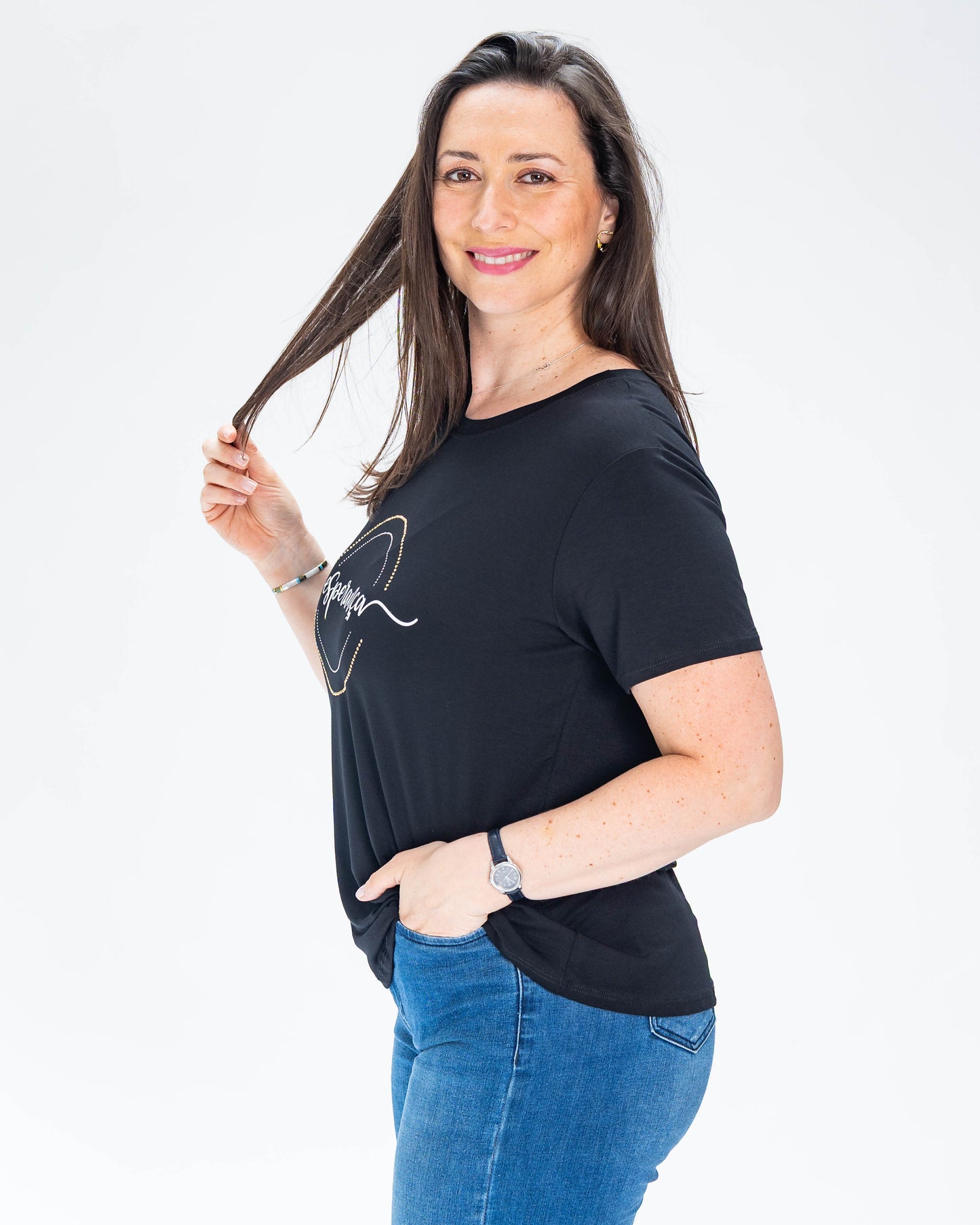 Polera BR Aylin Esperanza Negro