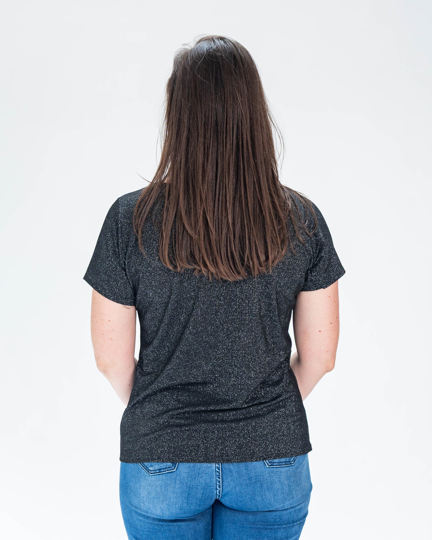 Polera BR Lurex Negro