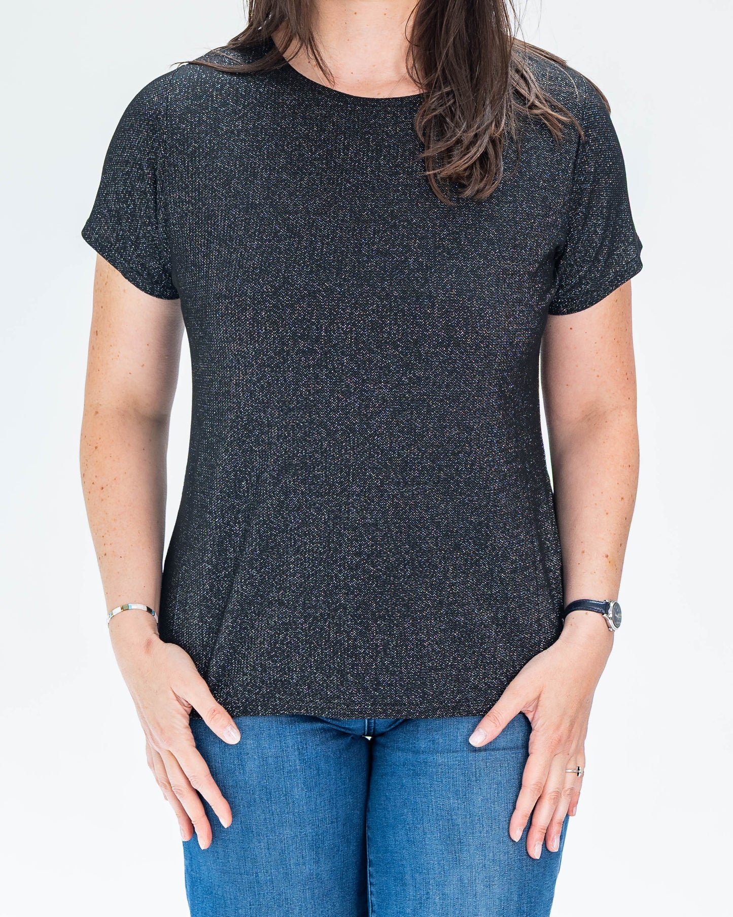 Polera BR Lurex Negro