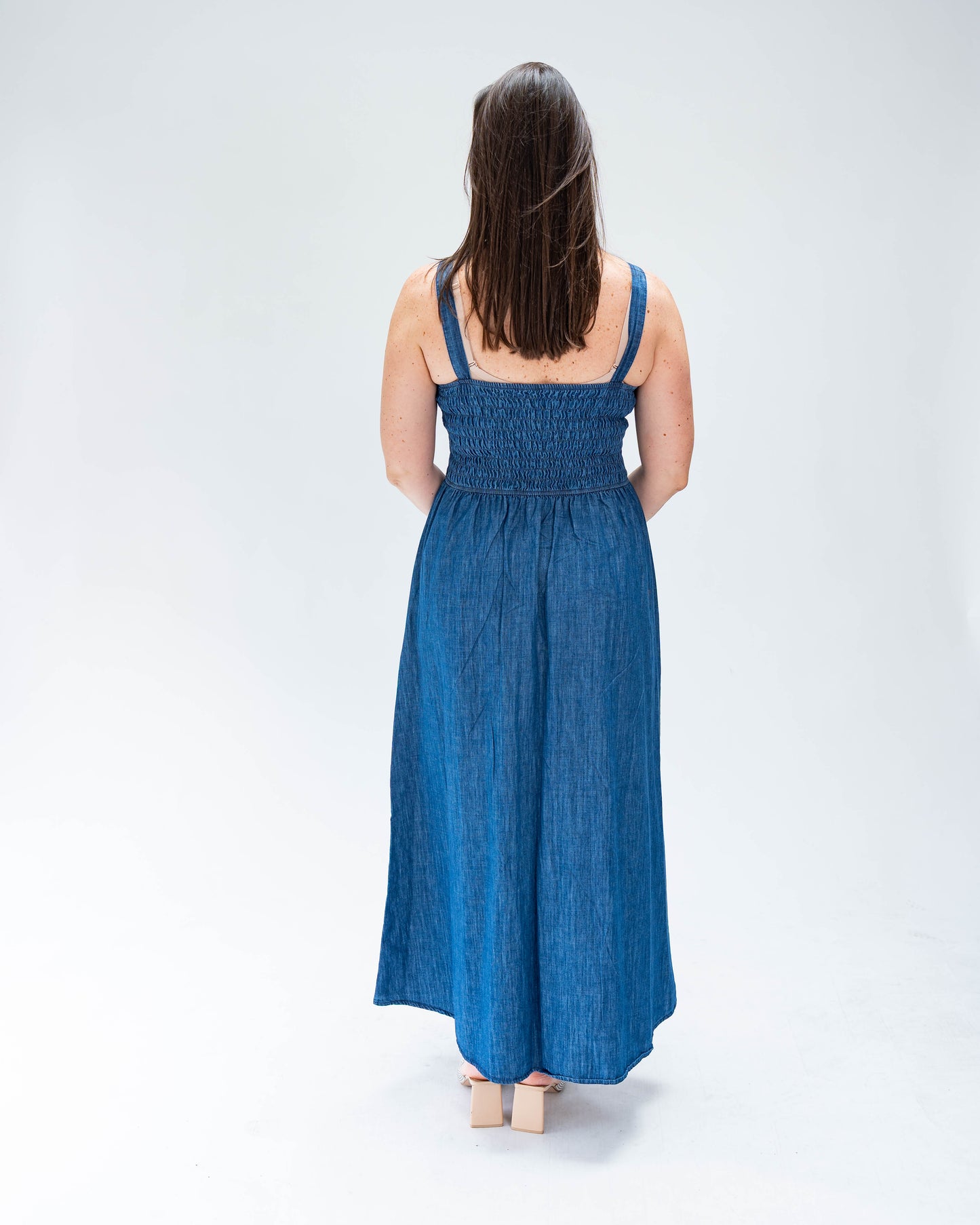 Vestido BR Mezclilla Tirante Grueso