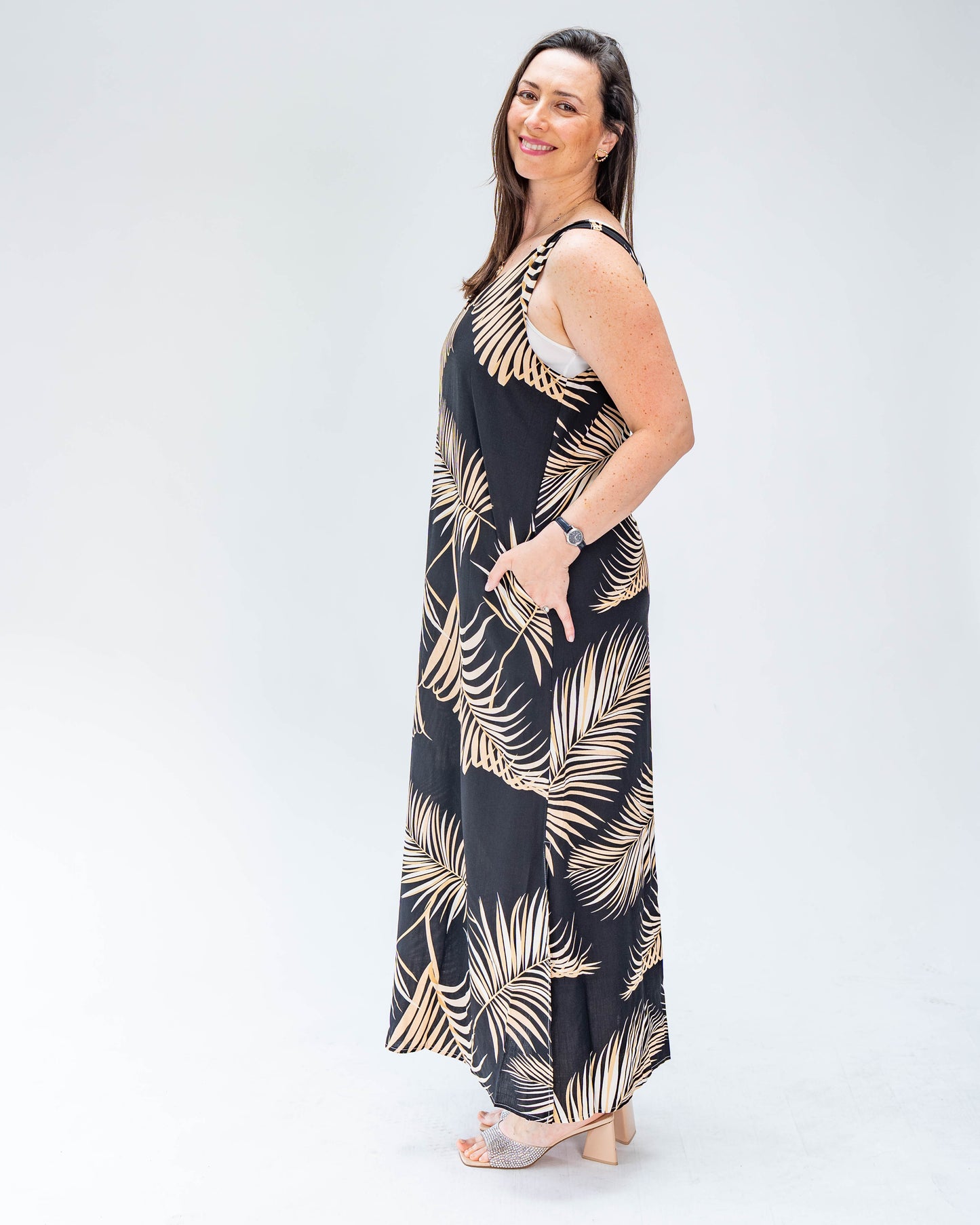 Vestido Brasileño Malu Negro