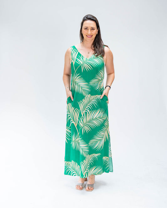 Vestido Brasileño Malu Verde