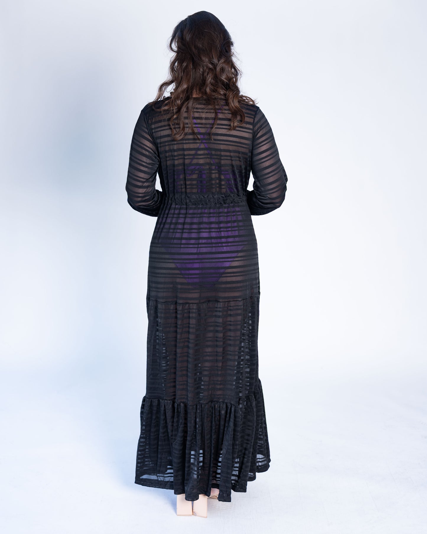 Salida de Baño Larga BR Noire Negro