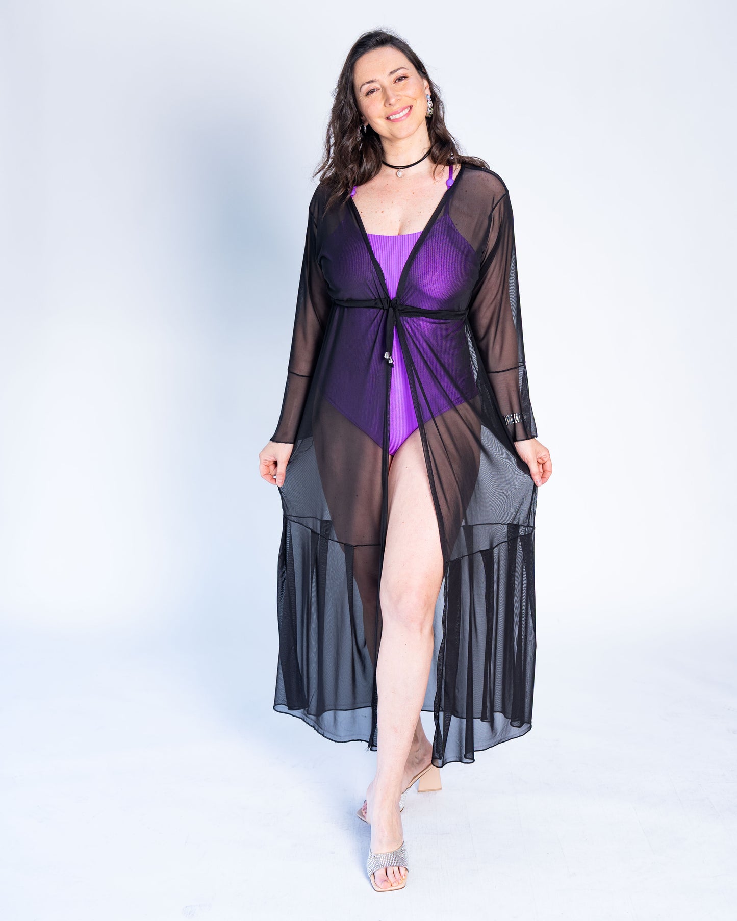 Salida de Baño Larga BR Camila Negro