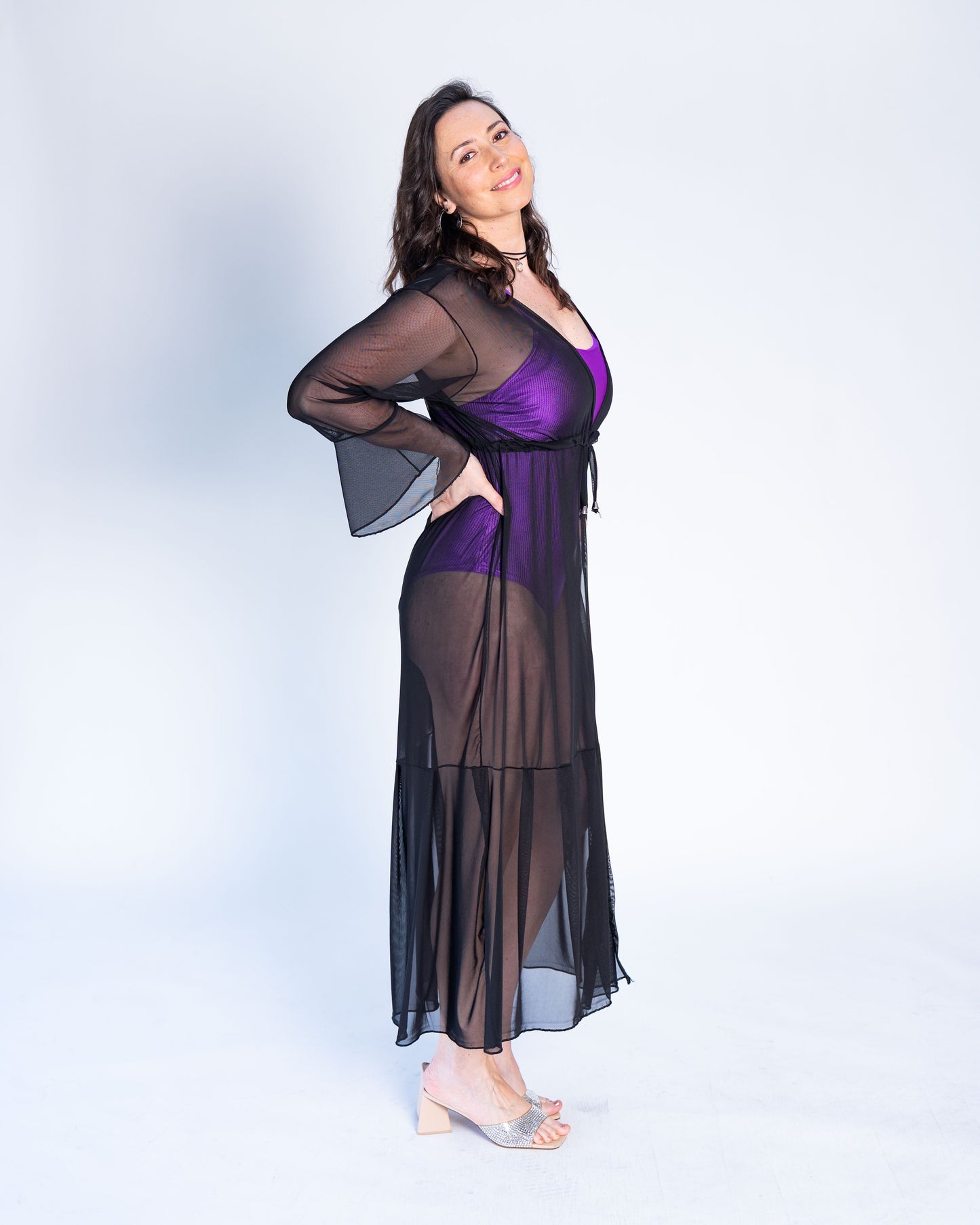 Salida de Baño Larga BR Camila Negro