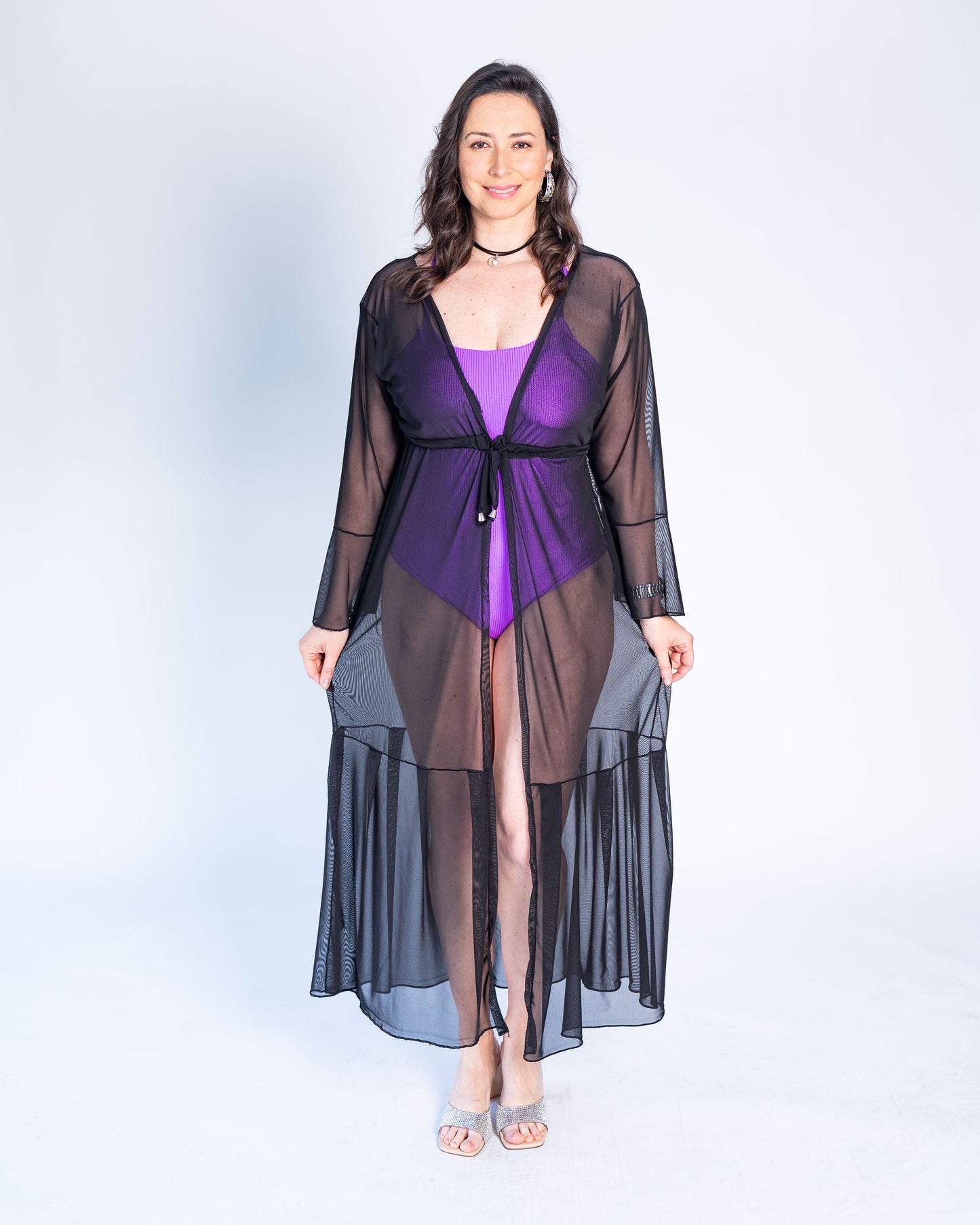 Salida de Baño Larga BR Camila Negro