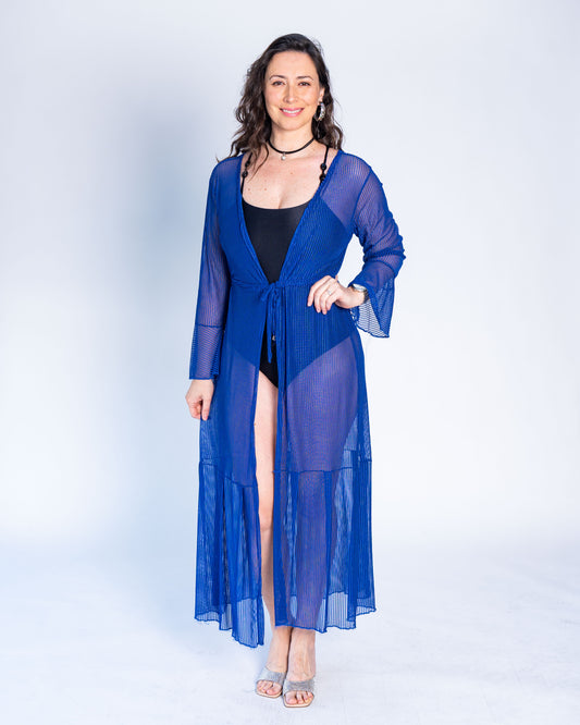 Salida de Baño Larga BR Amelia Azul