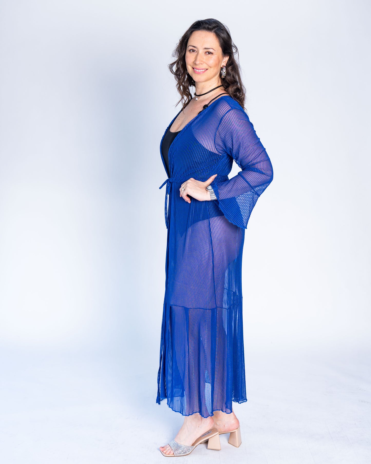 Salida de Baño Larga BR Amelia Azul