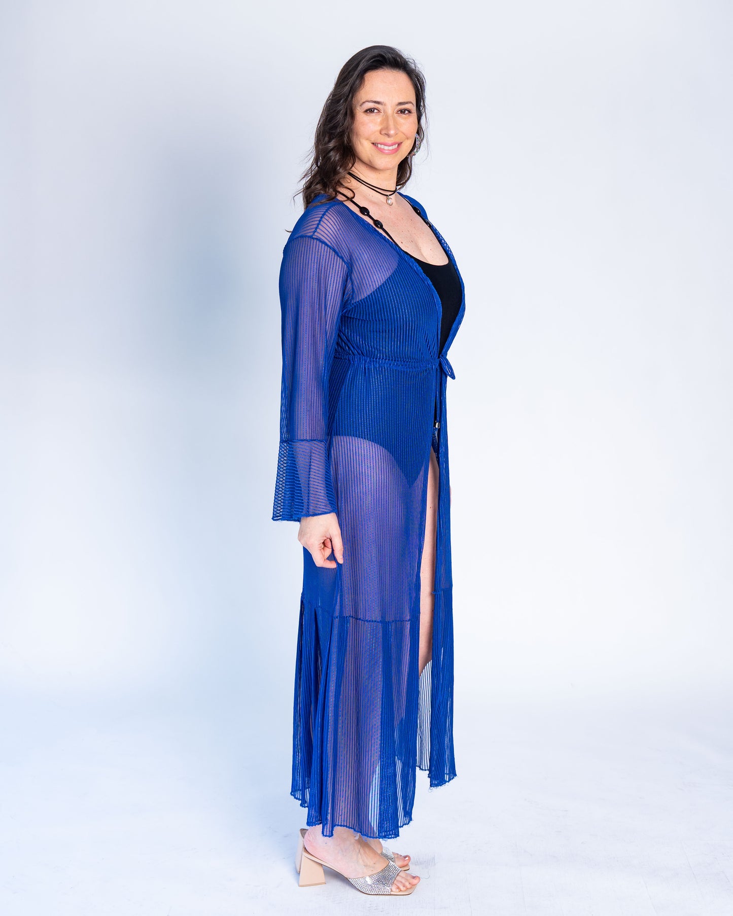 Salida de Baño Larga BR Amelia Azul