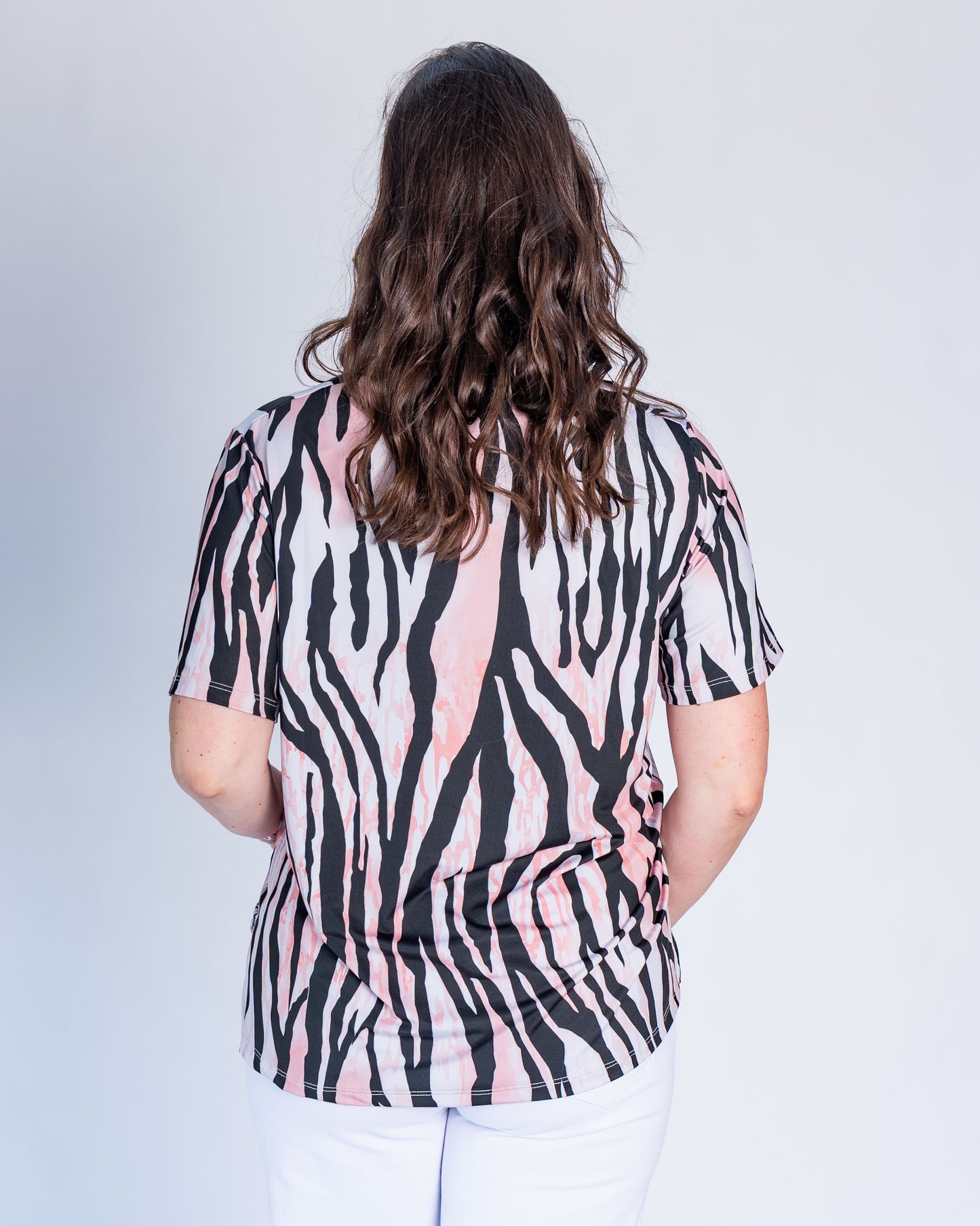 Polera Chic Cebra Rosado