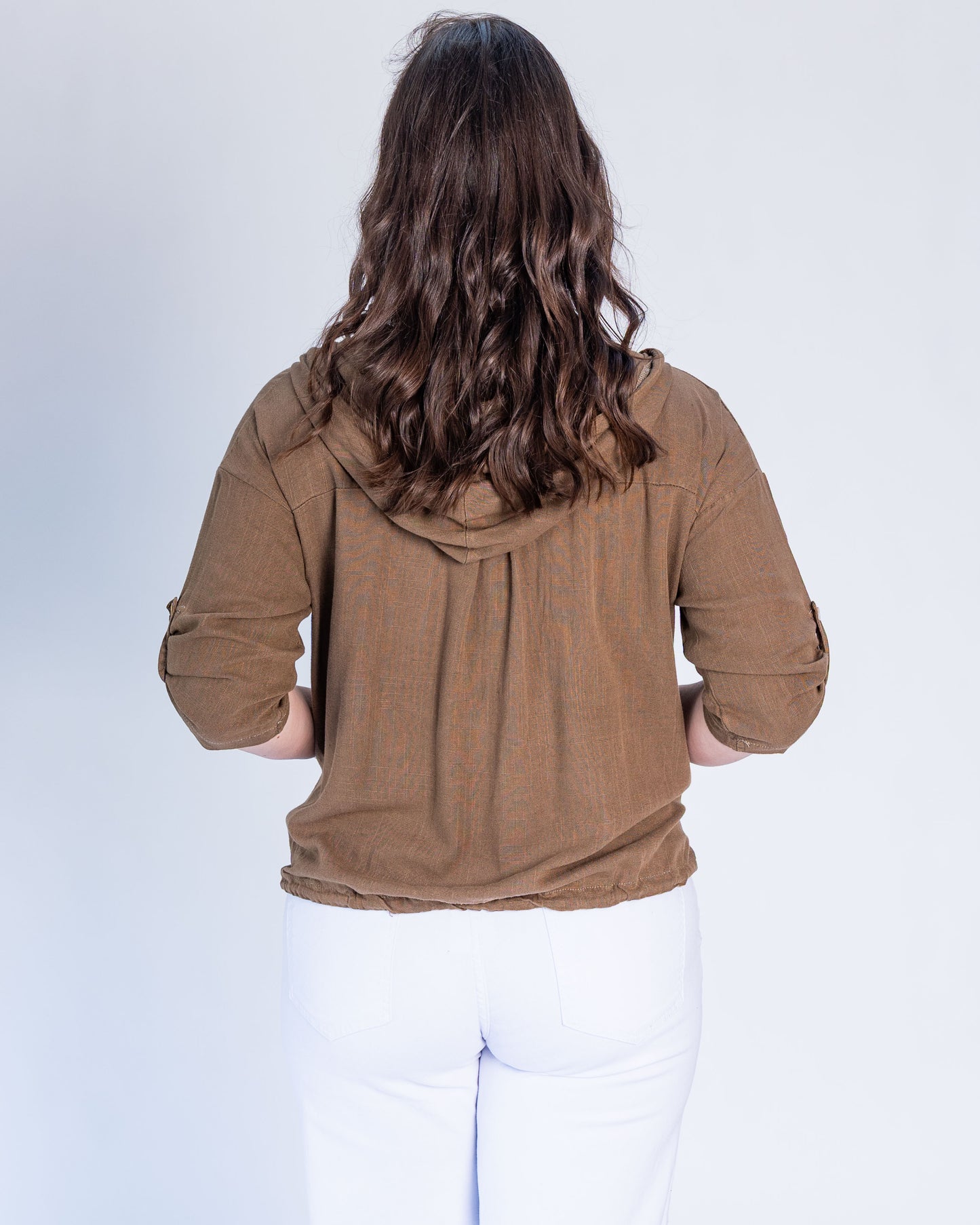 Bomber Semi Lino Cote Chocolate