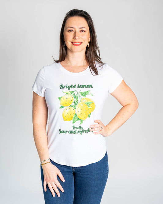 POLERA LEMON BLANCA