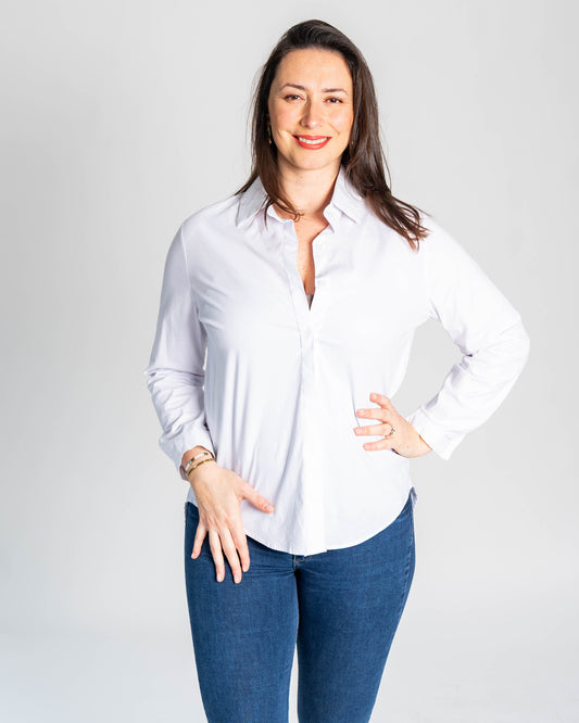 BLUSA BASICA BLANCA