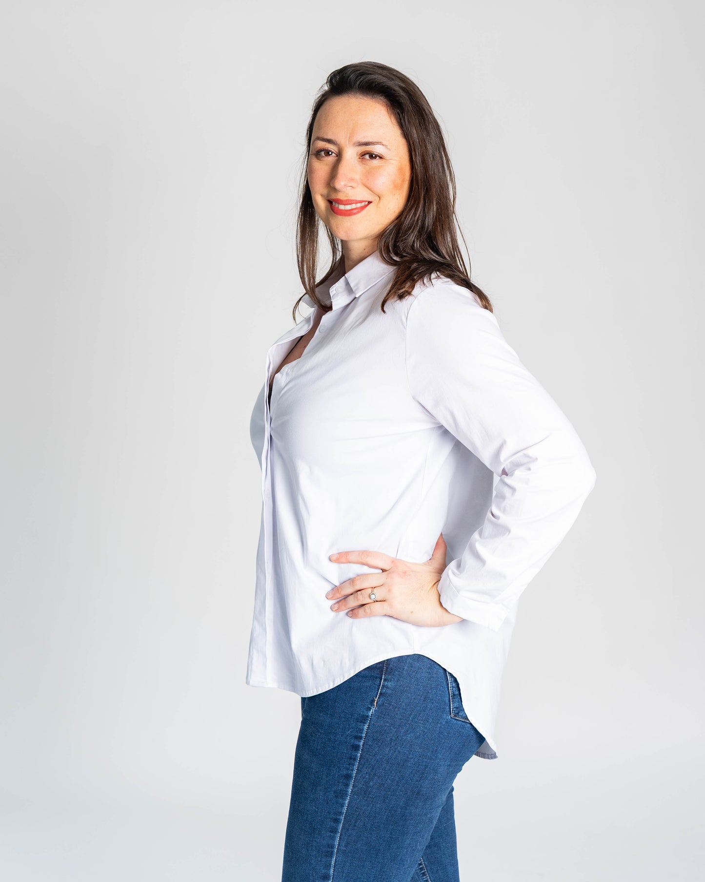 BLUSA BASICA BLANCA