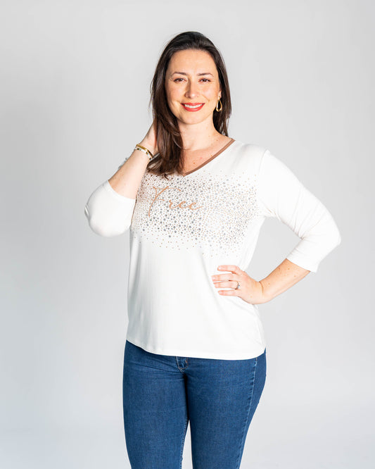 POLERA FREE BLANCO