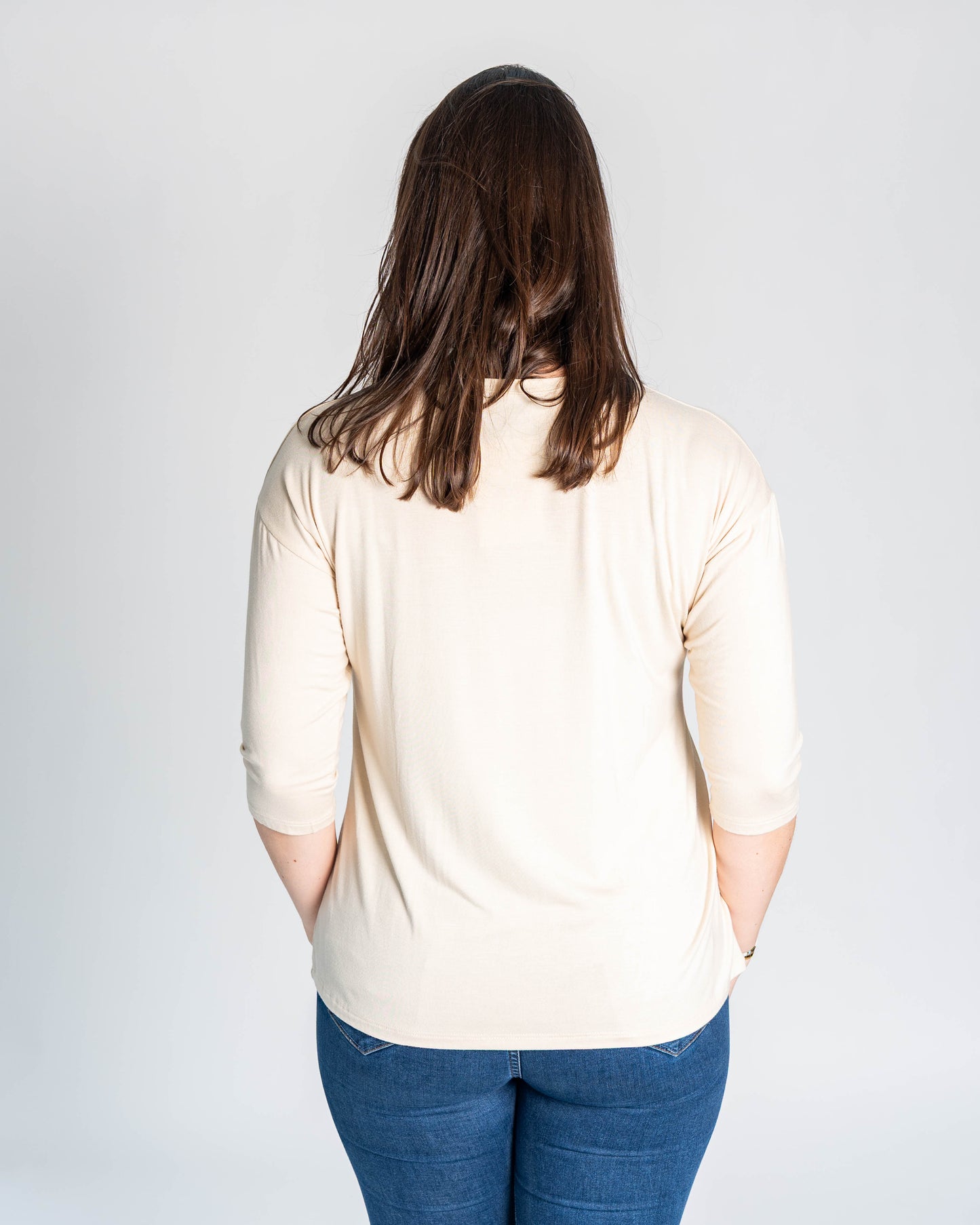 POLERA FLOR BEIGE