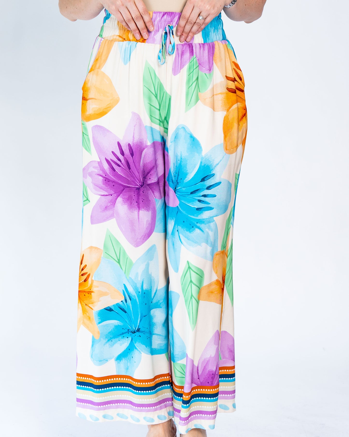 Pantalón BR Flores Multicolor