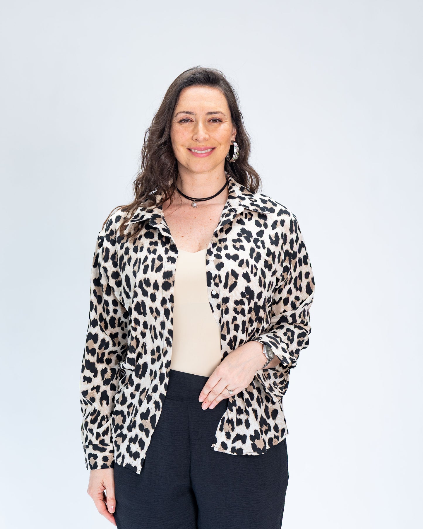 Blusa Alina Leopardo
