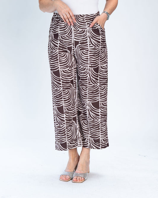 Pantalón Sam Café/Crema