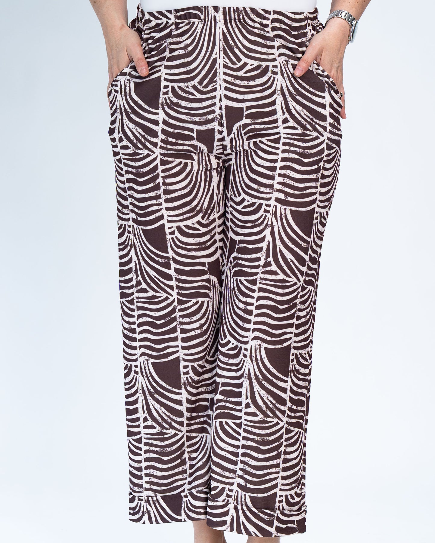 Pantalón Sam Café/Crema