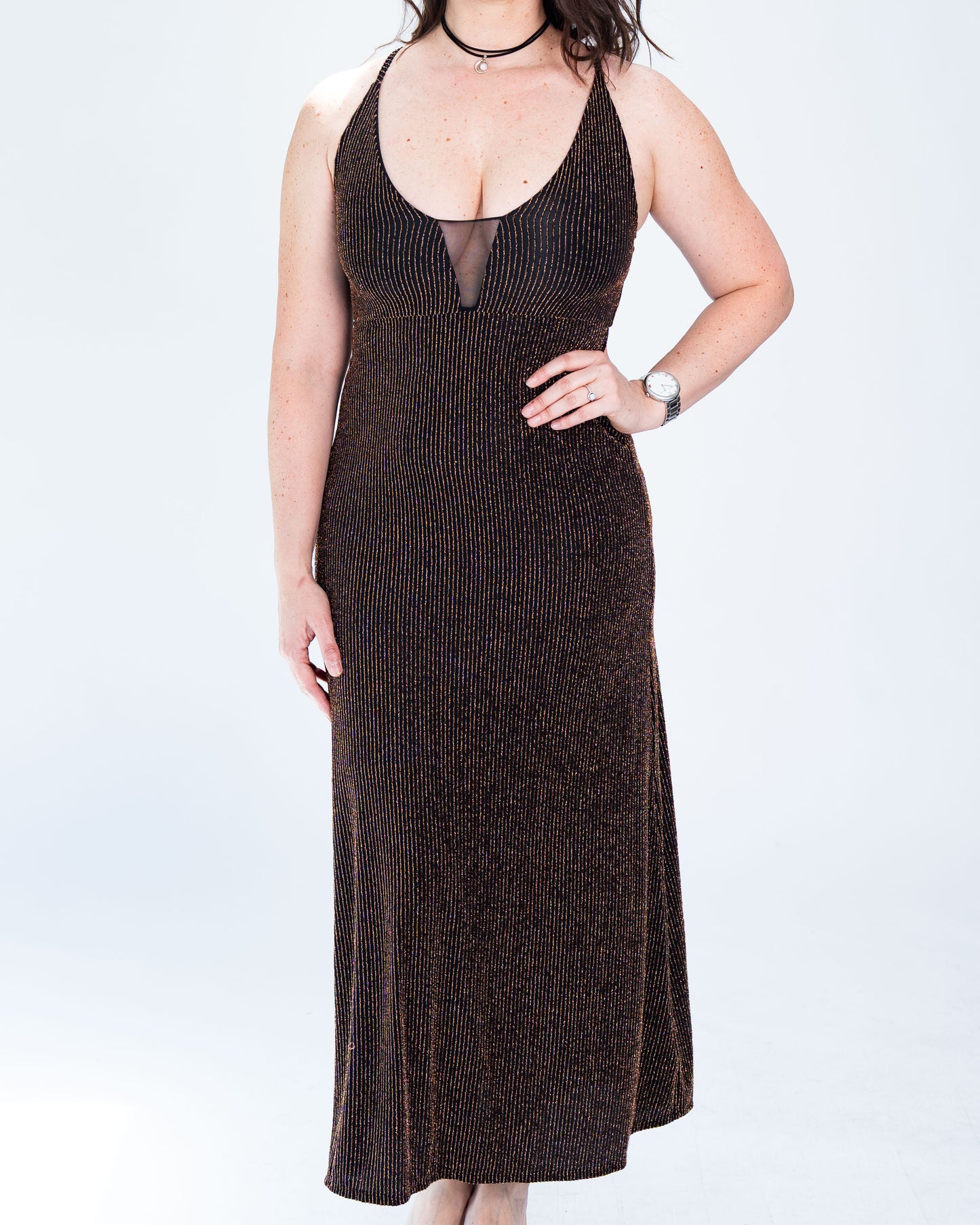 Vestido Give Fiesta Dorado