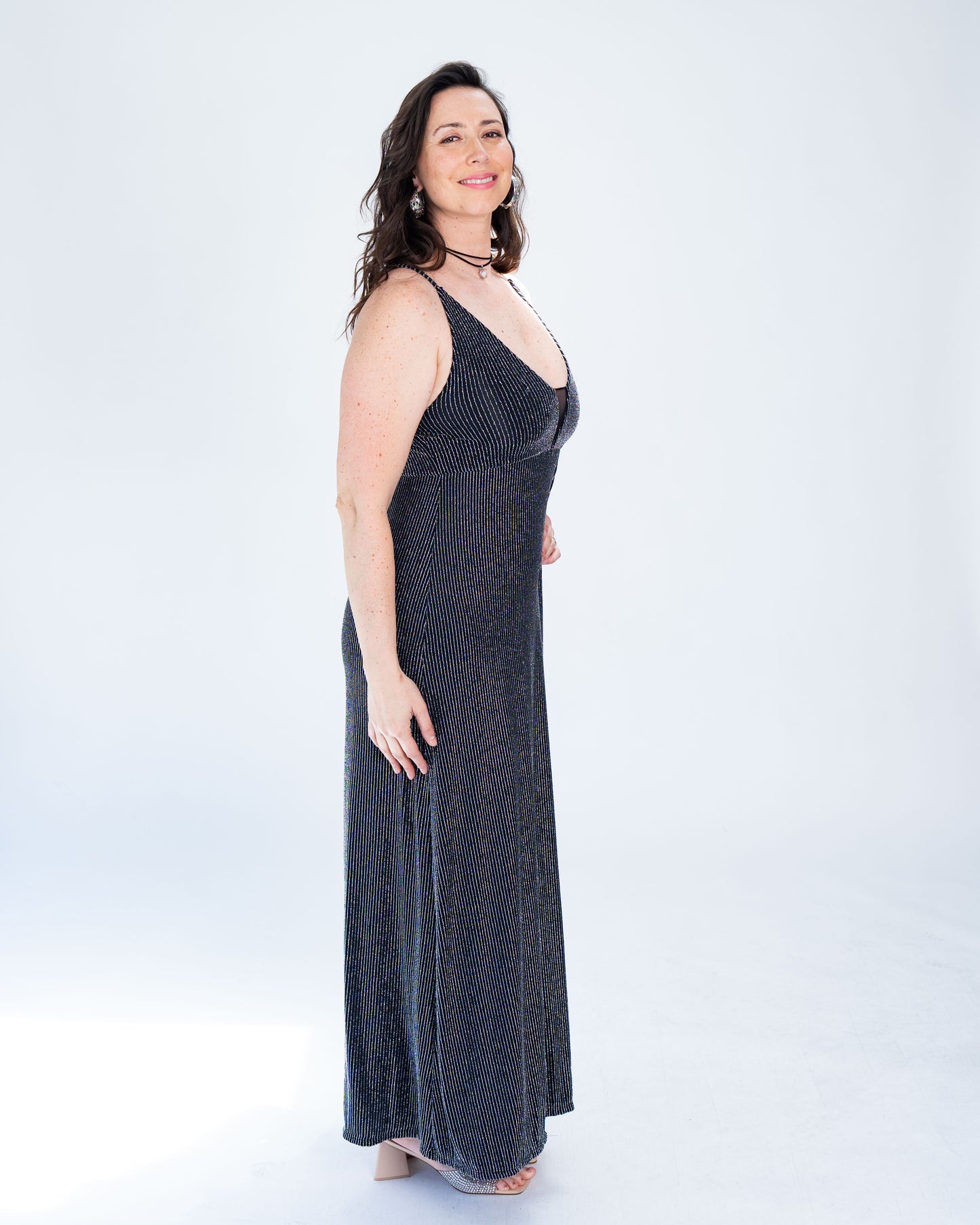 Vestido Give Fiesta Plata