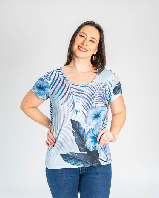 POLERA SELVA AZUL
