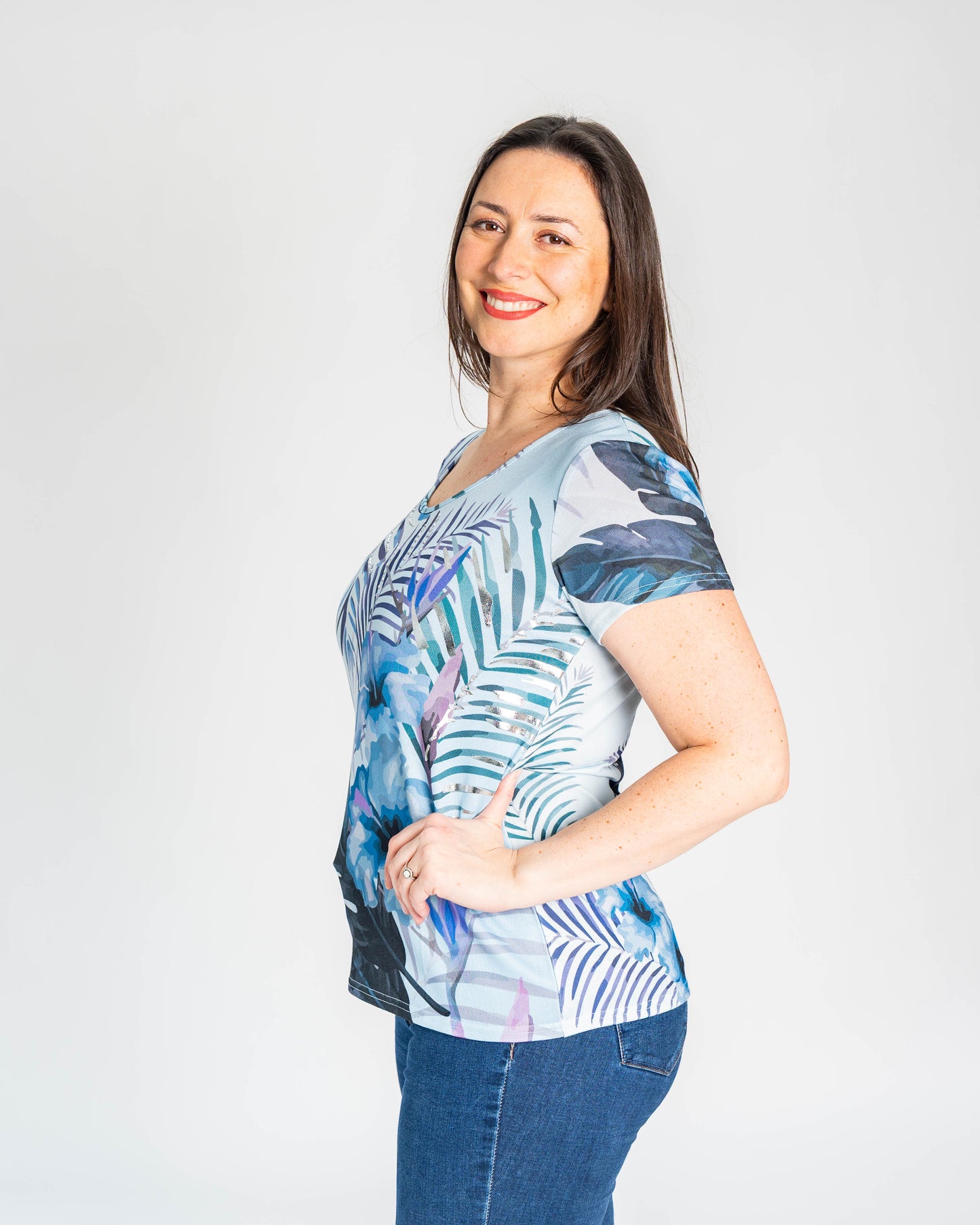 POLERA SELVA AZUL