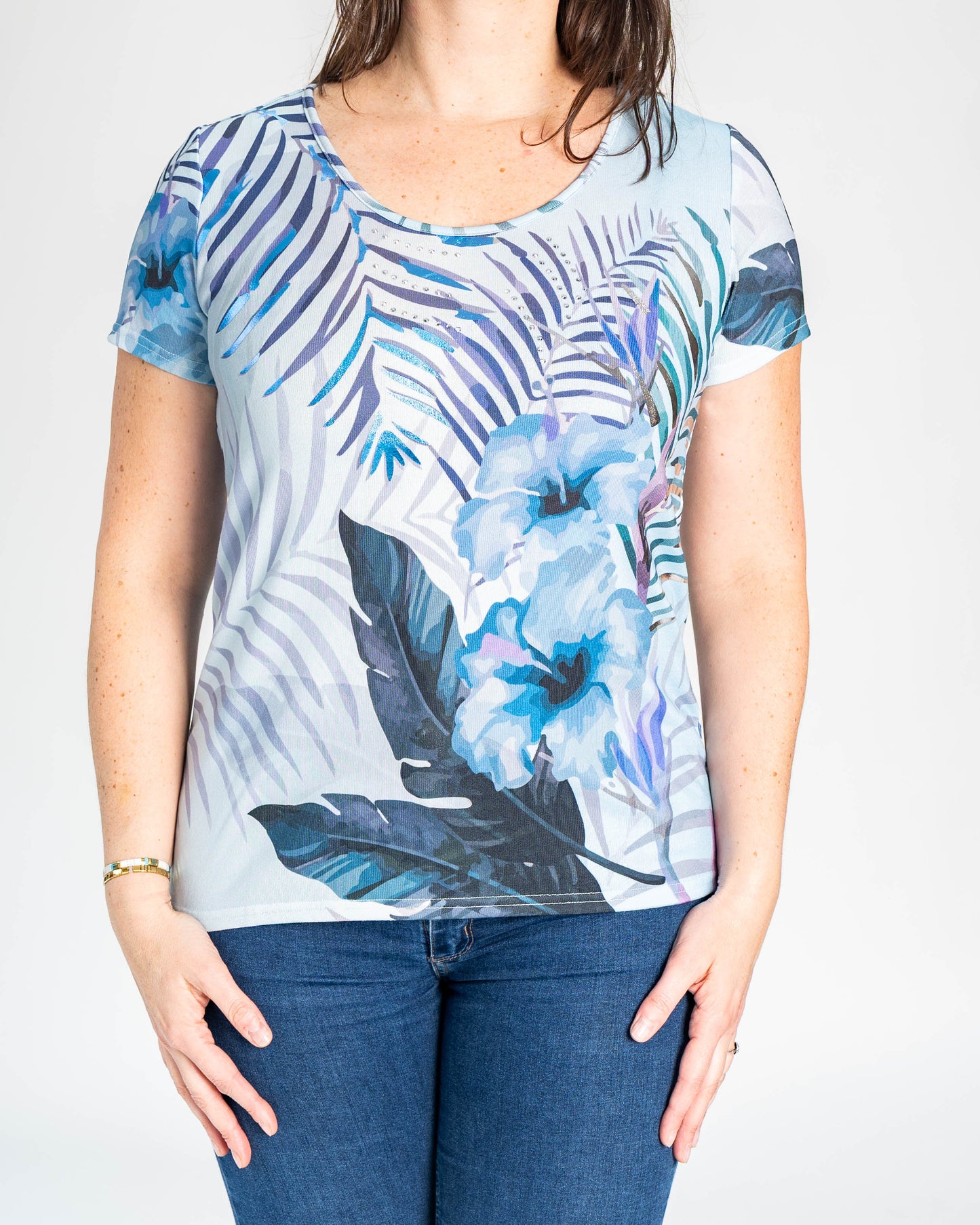 POLERA SELVA AZUL