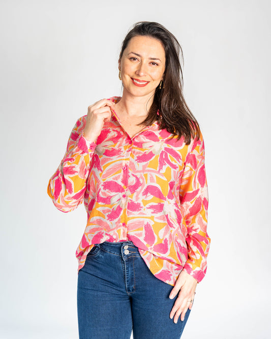 BLUSA JAMAICA FUCSIA