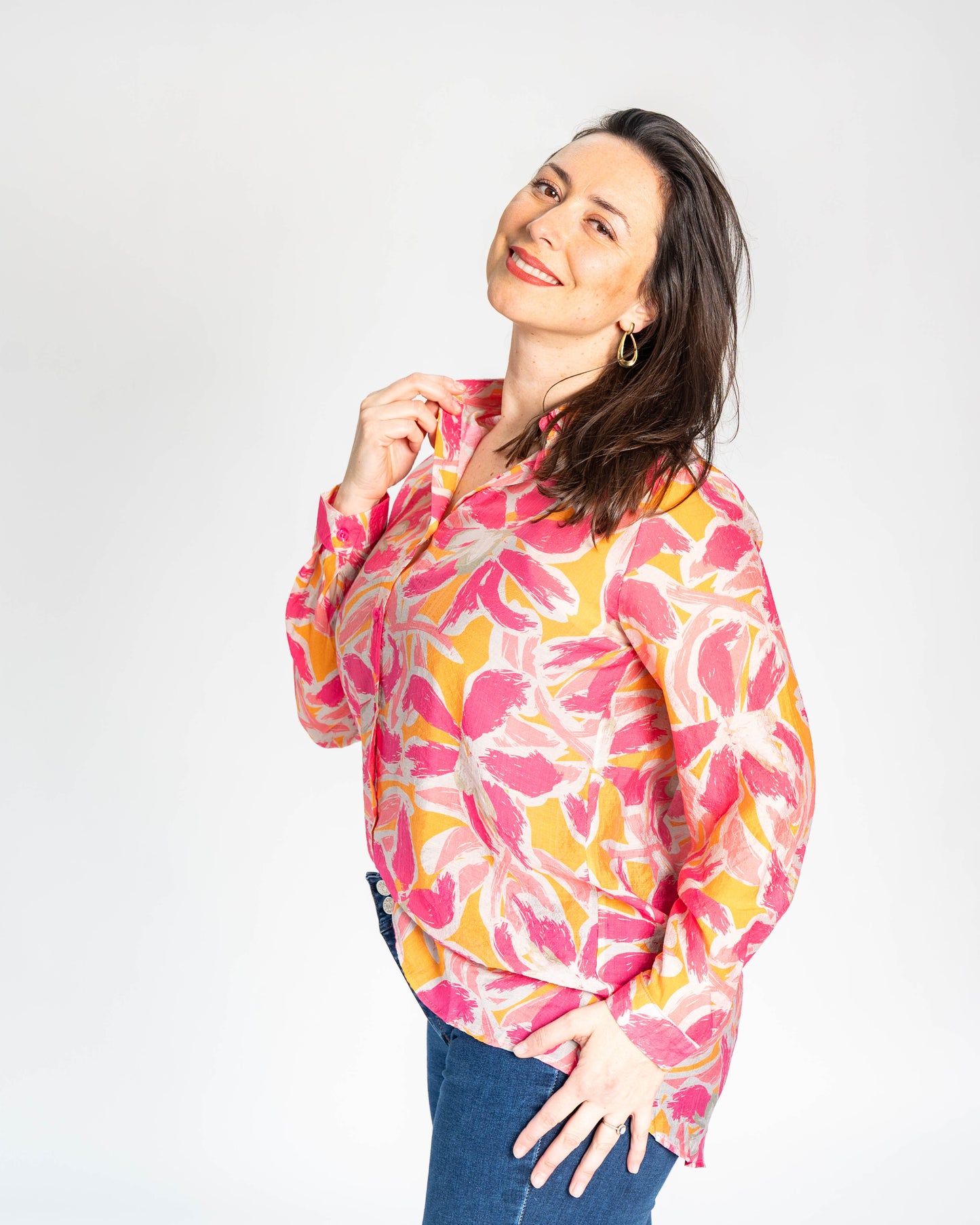 BLUSA JAMAICA FUCSIA