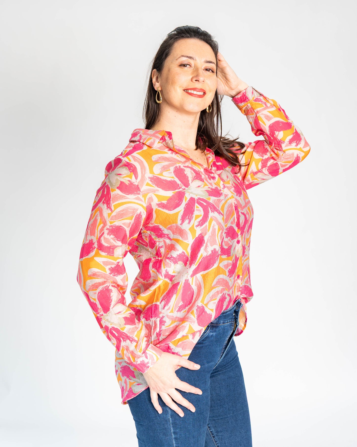 BLUSA JAMAICA FUCSIA