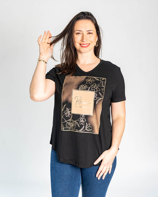 POLERA RINE NEGRA