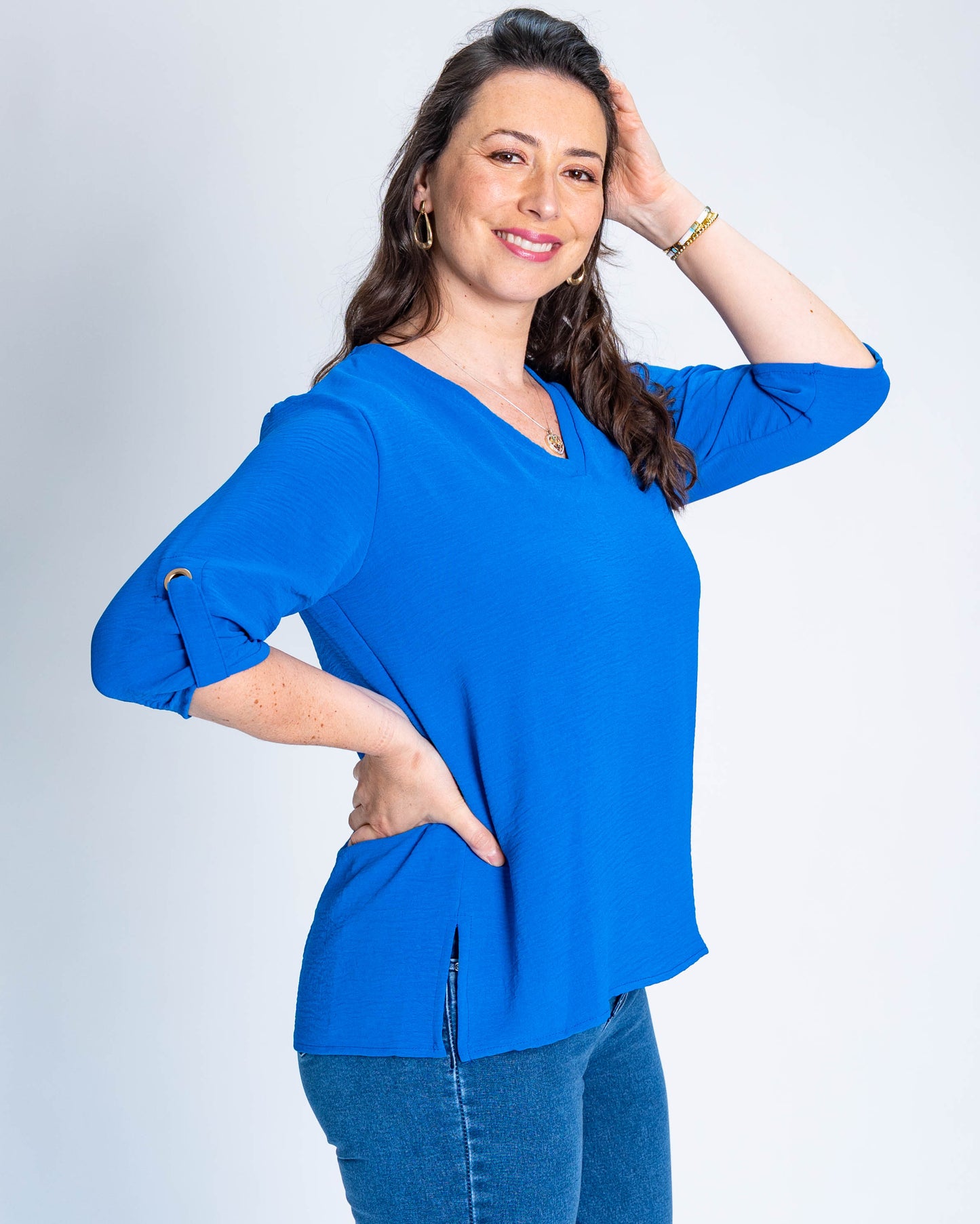 Blusa Lisa Melissa Azul