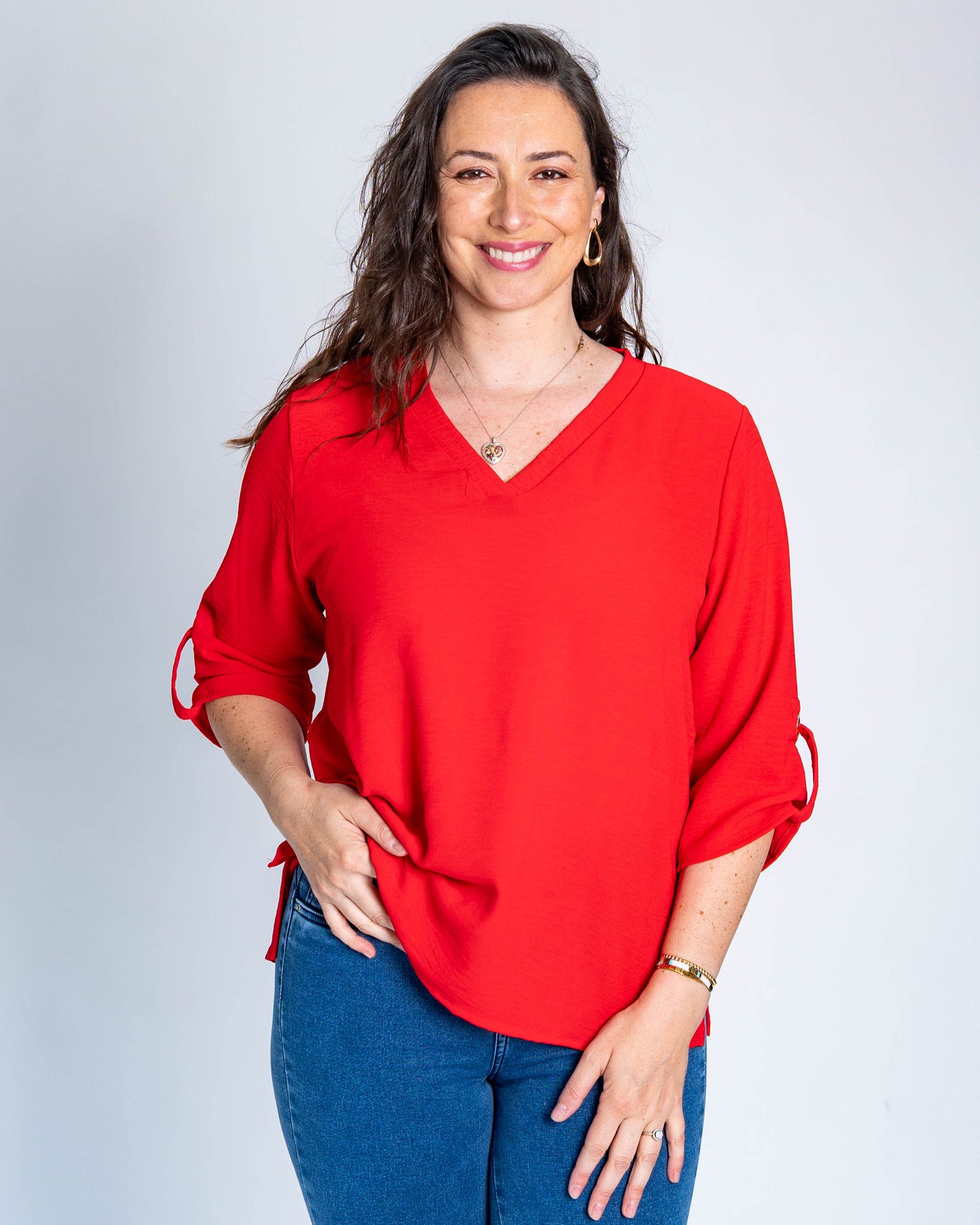 Blusa Lisa Melissa Rojo