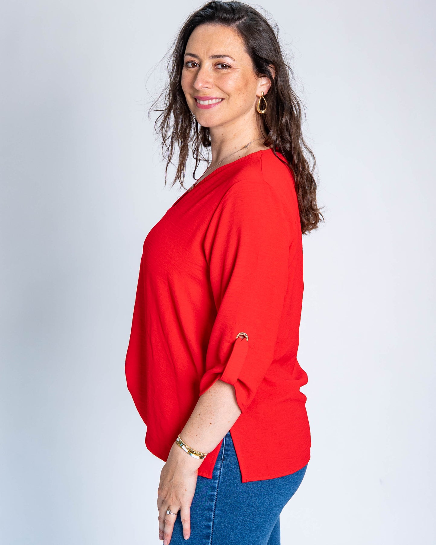 Blusa Lisa Melissa Rojo