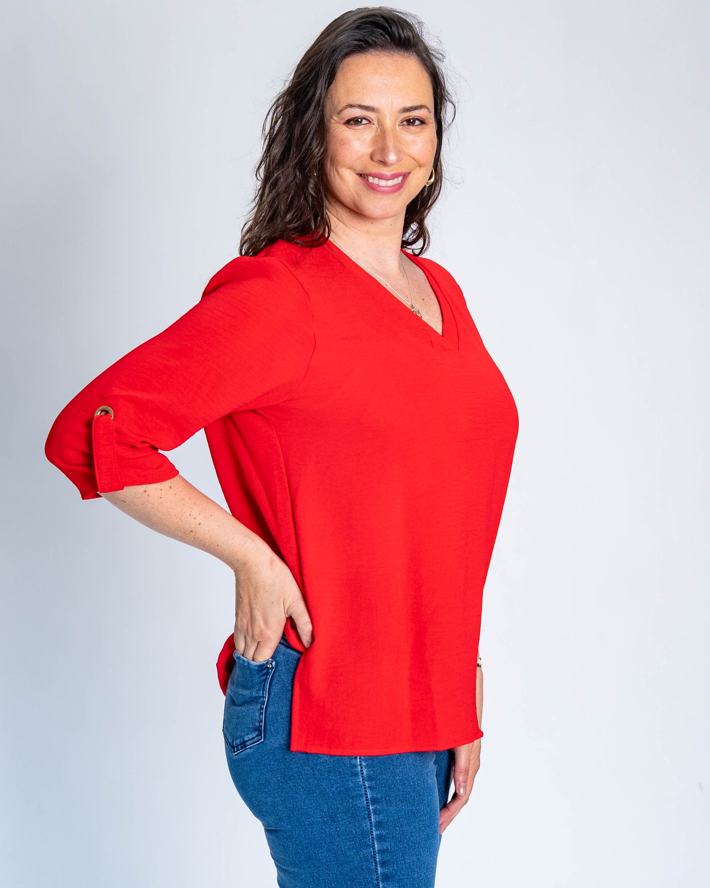 Blusa Lisa Melissa Rojo