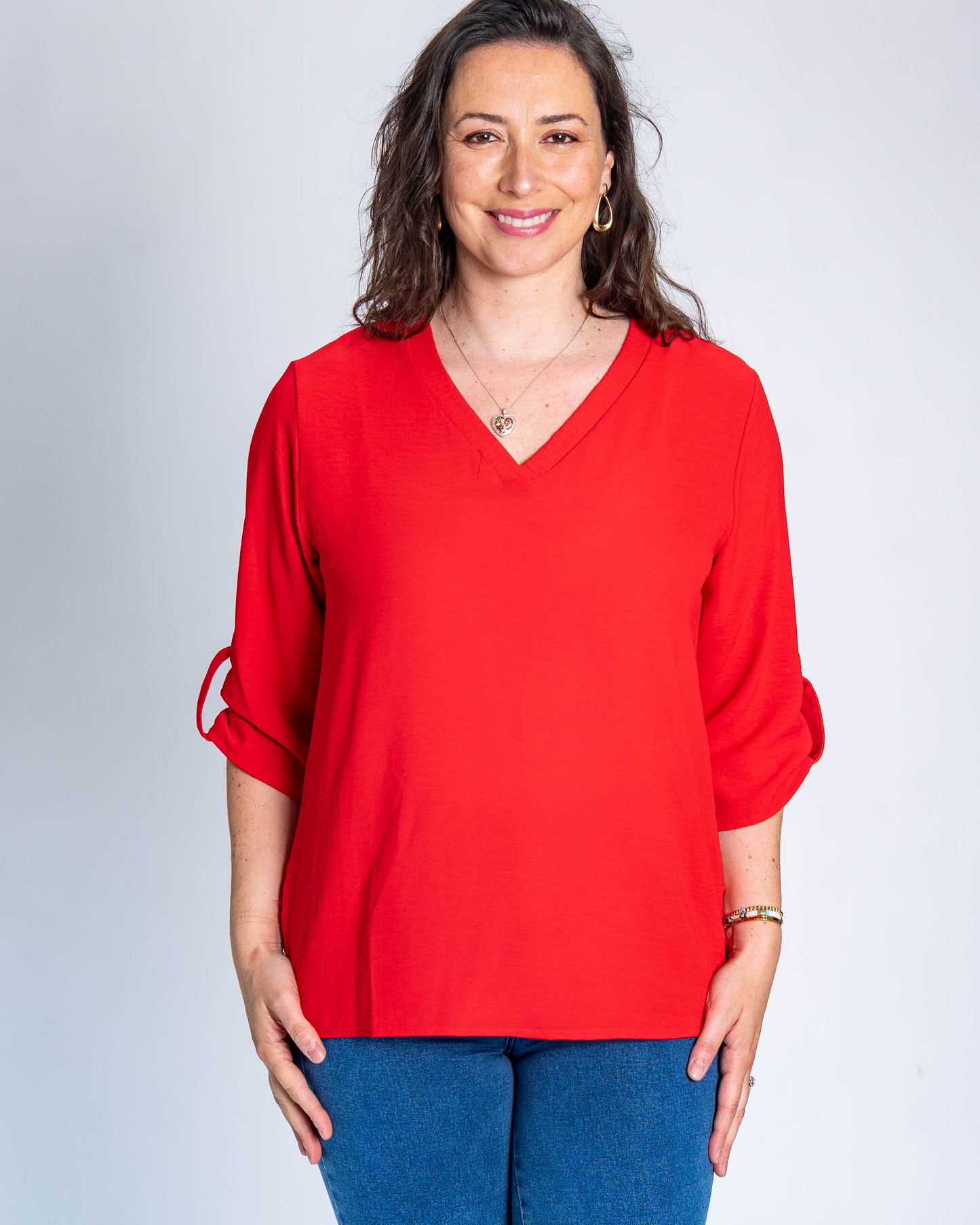 Blusa Lisa Melissa Rojo