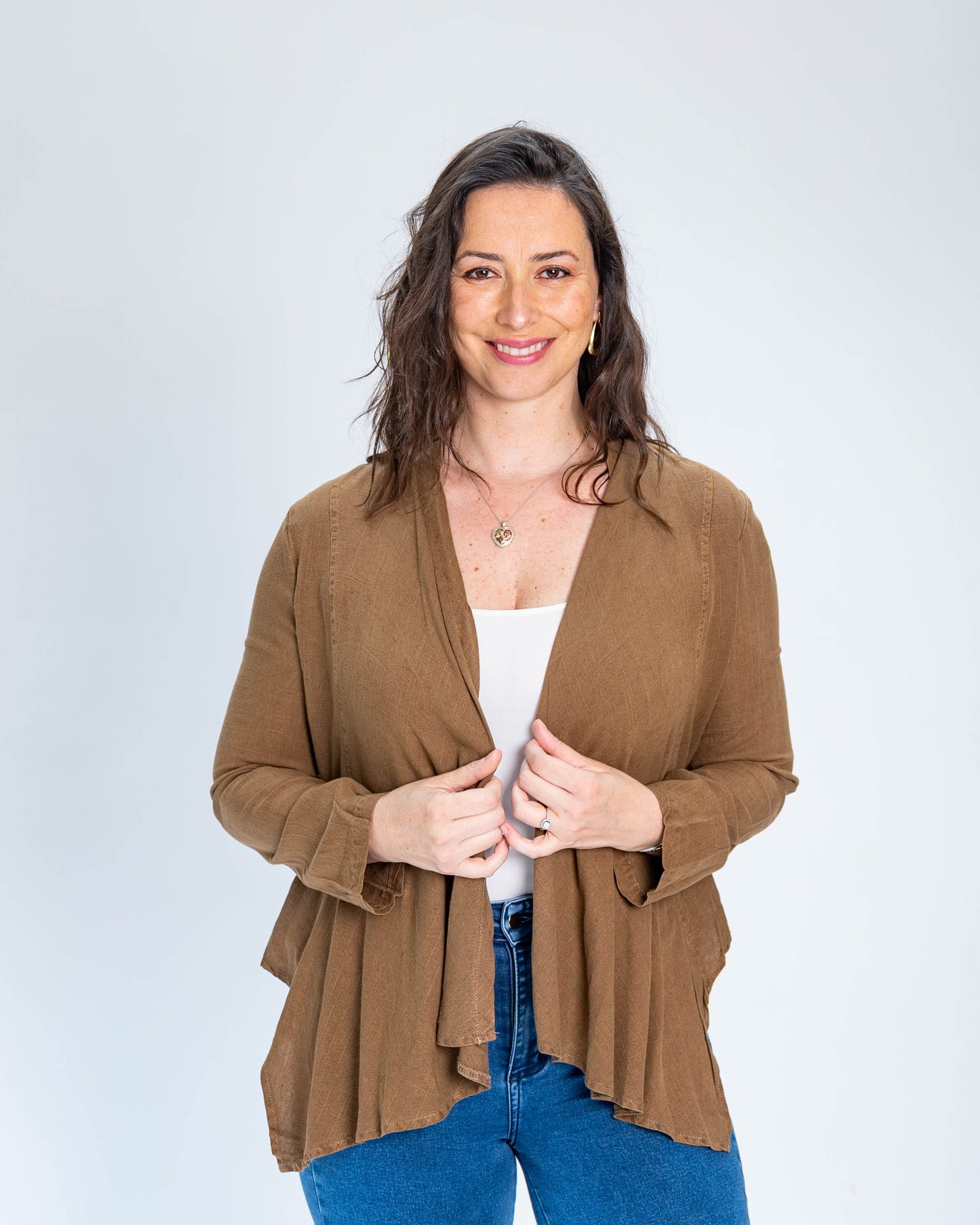 Tapado Simil lino Romi Café