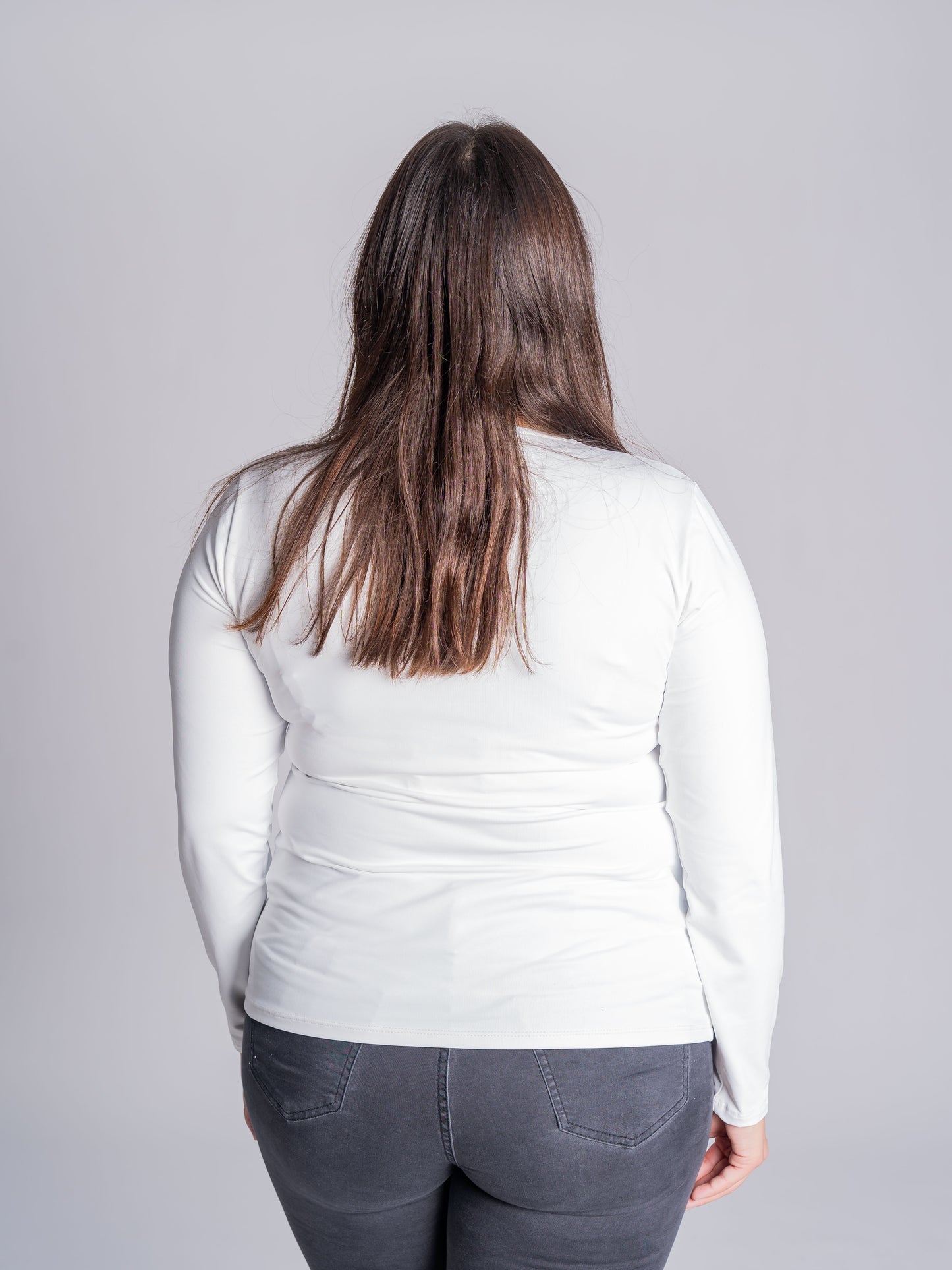 POLERA BASICA MANGA LARGA LORENA BLANCA