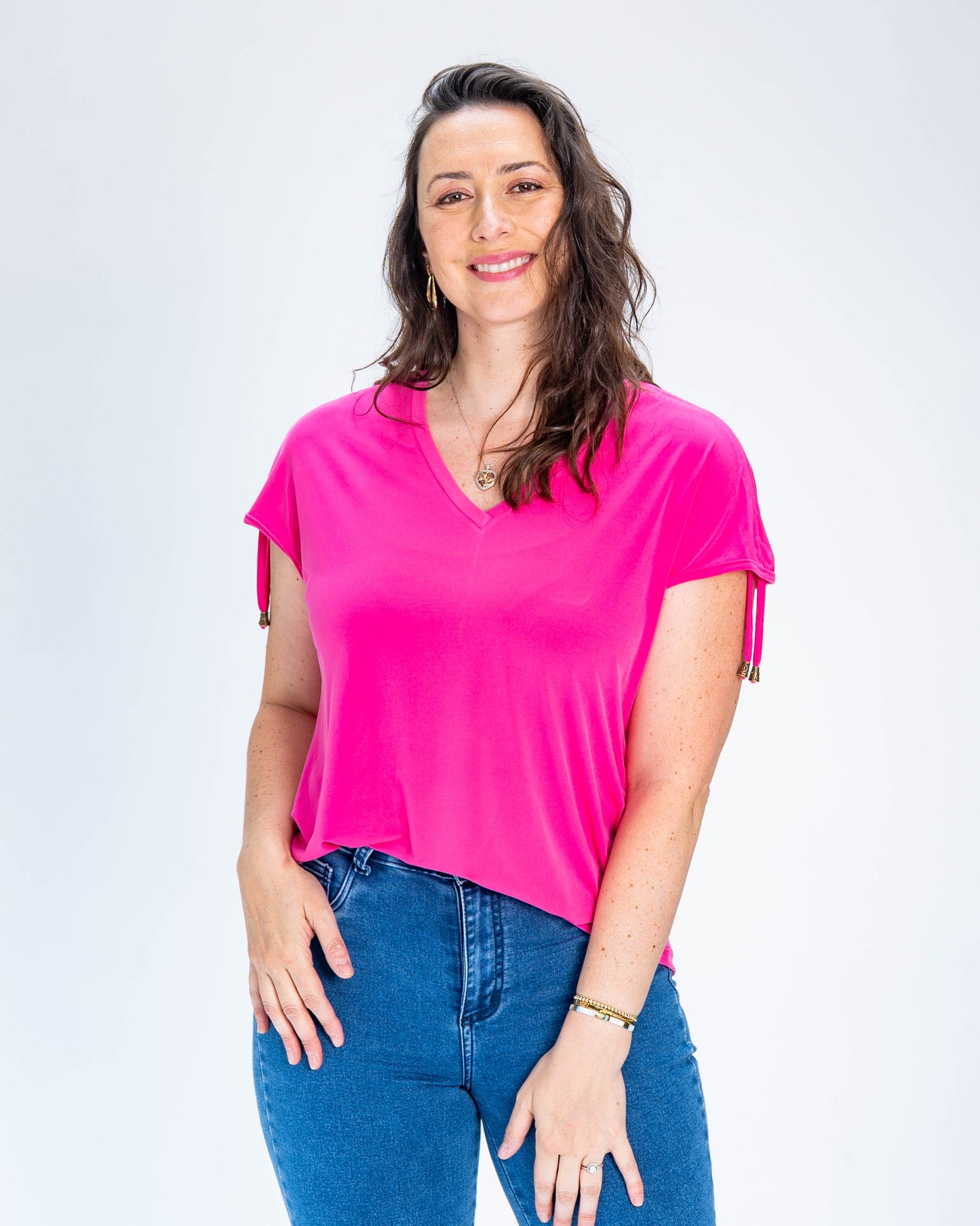 Polera Magnolia Fucsia