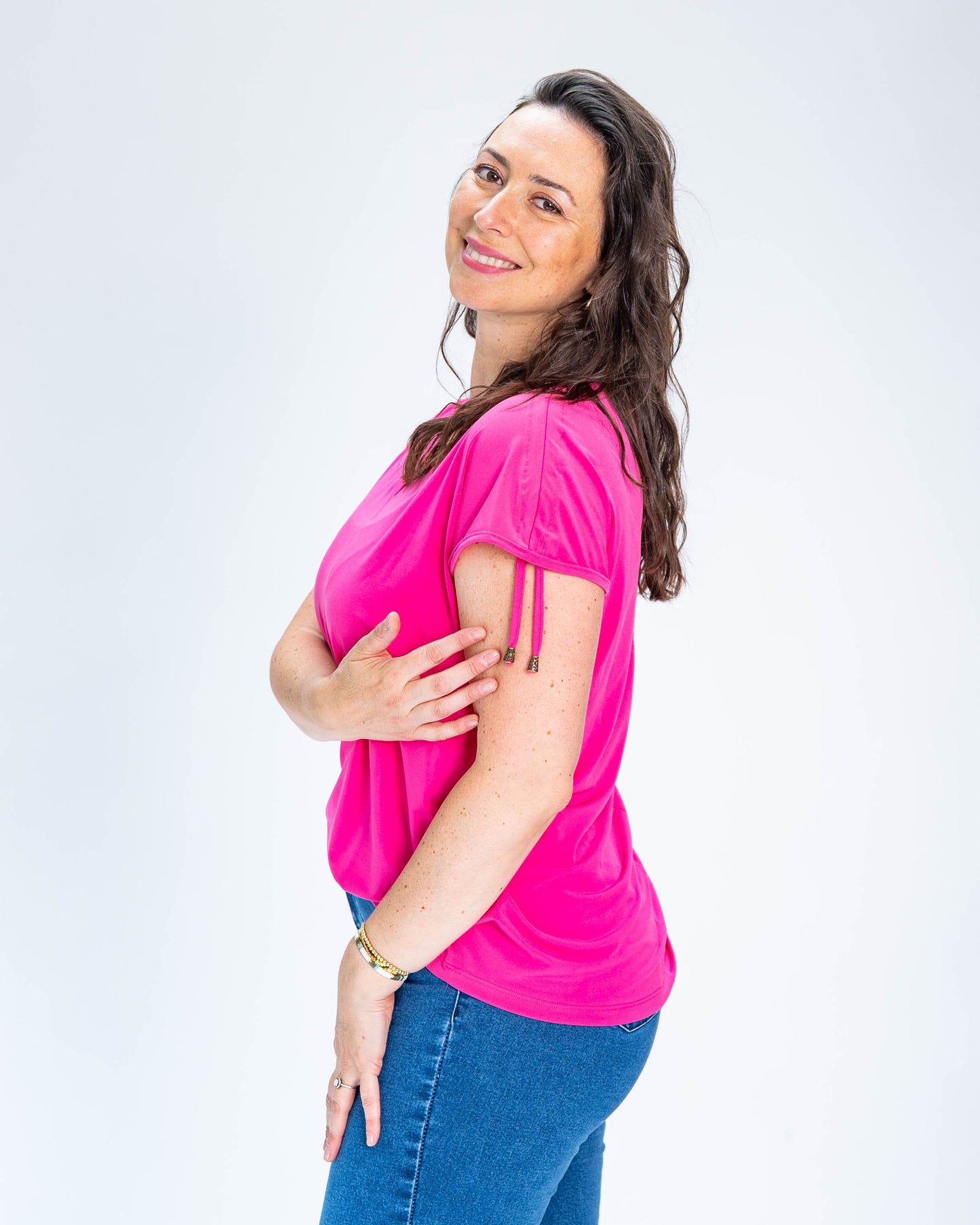 Polera Magnolia Fucsia