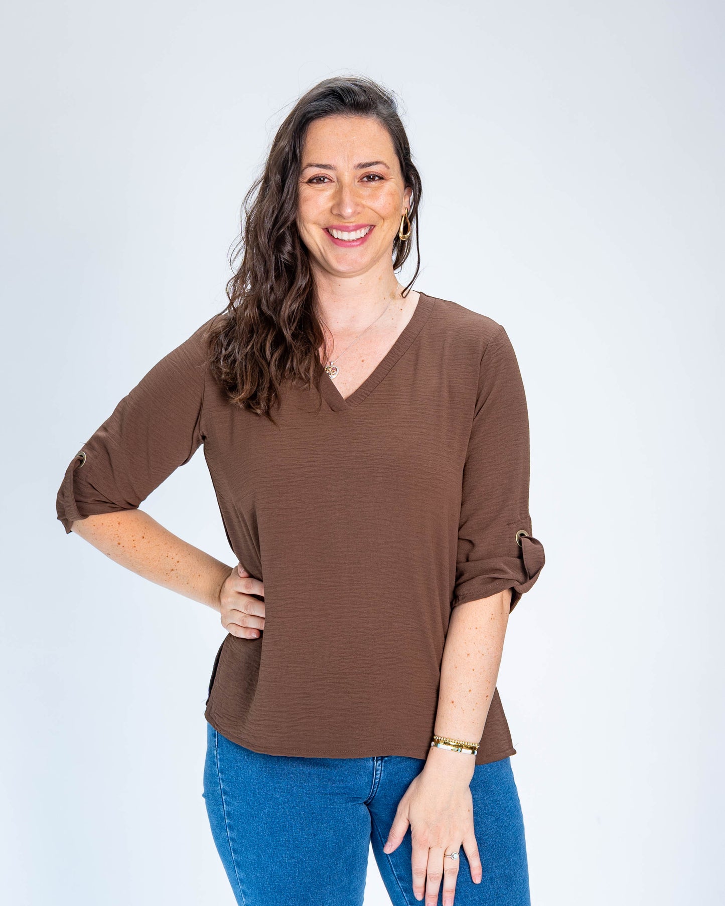Blusa Lisa Melissa Chocolate