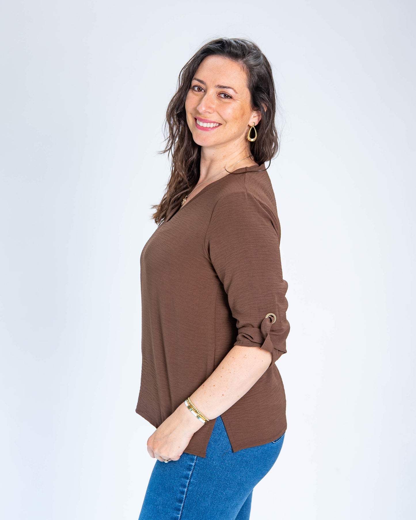 Blusa Lisa Melissa Chocolate