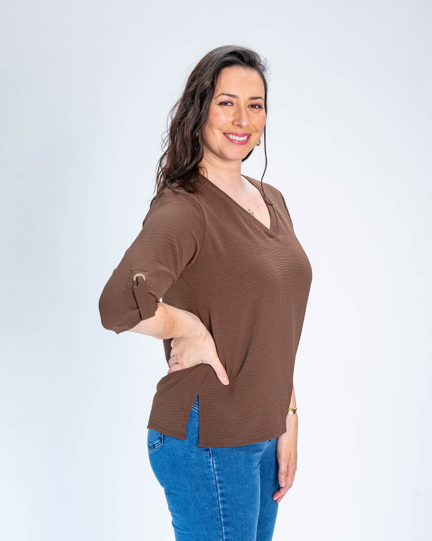 Blusa Lisa Melissa Chocolate