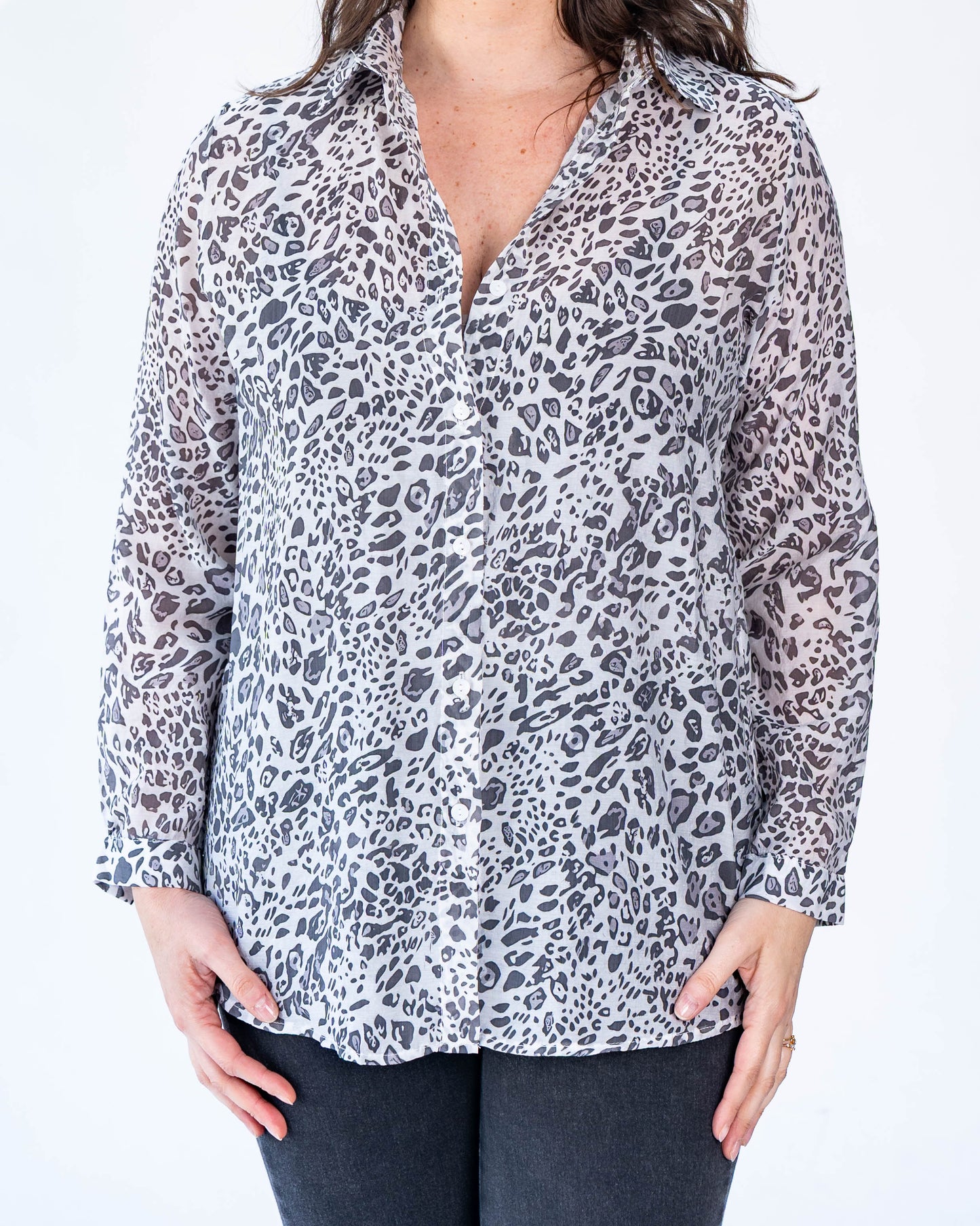 Blusa Paz Print Gris