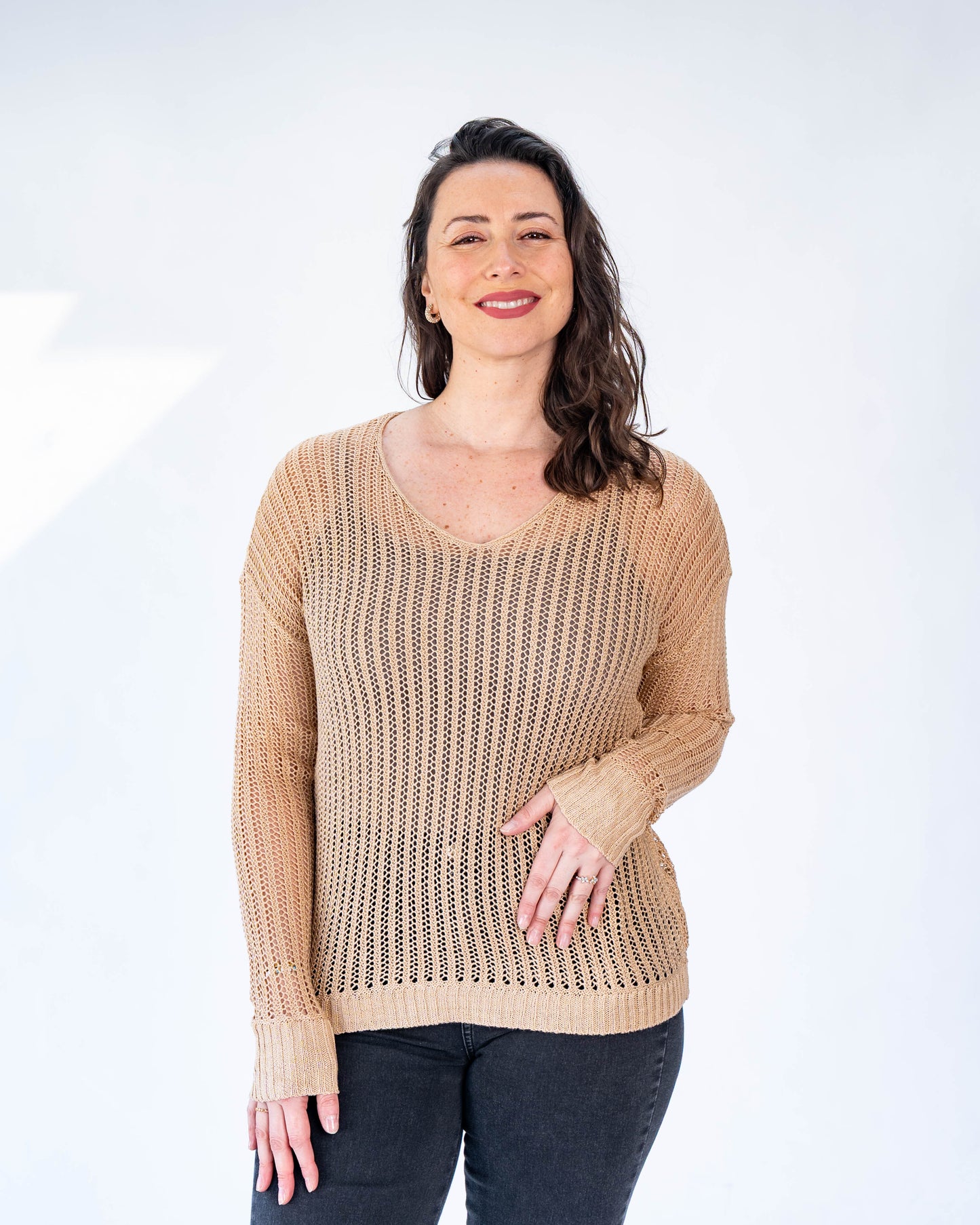 Sweater Luna Hilo Beige